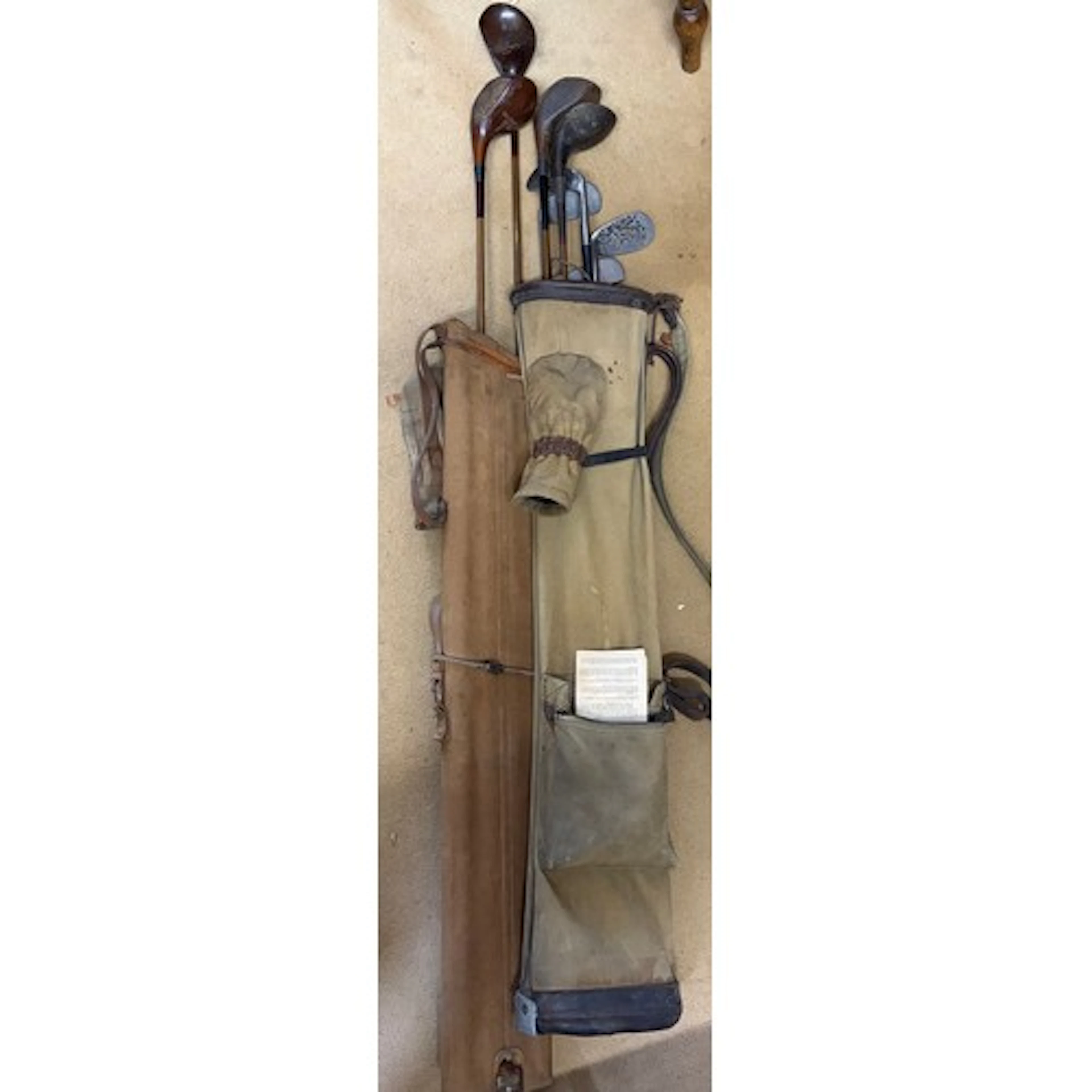 A collection of vintage golf clubs by Robert Forgan (Scotlan...