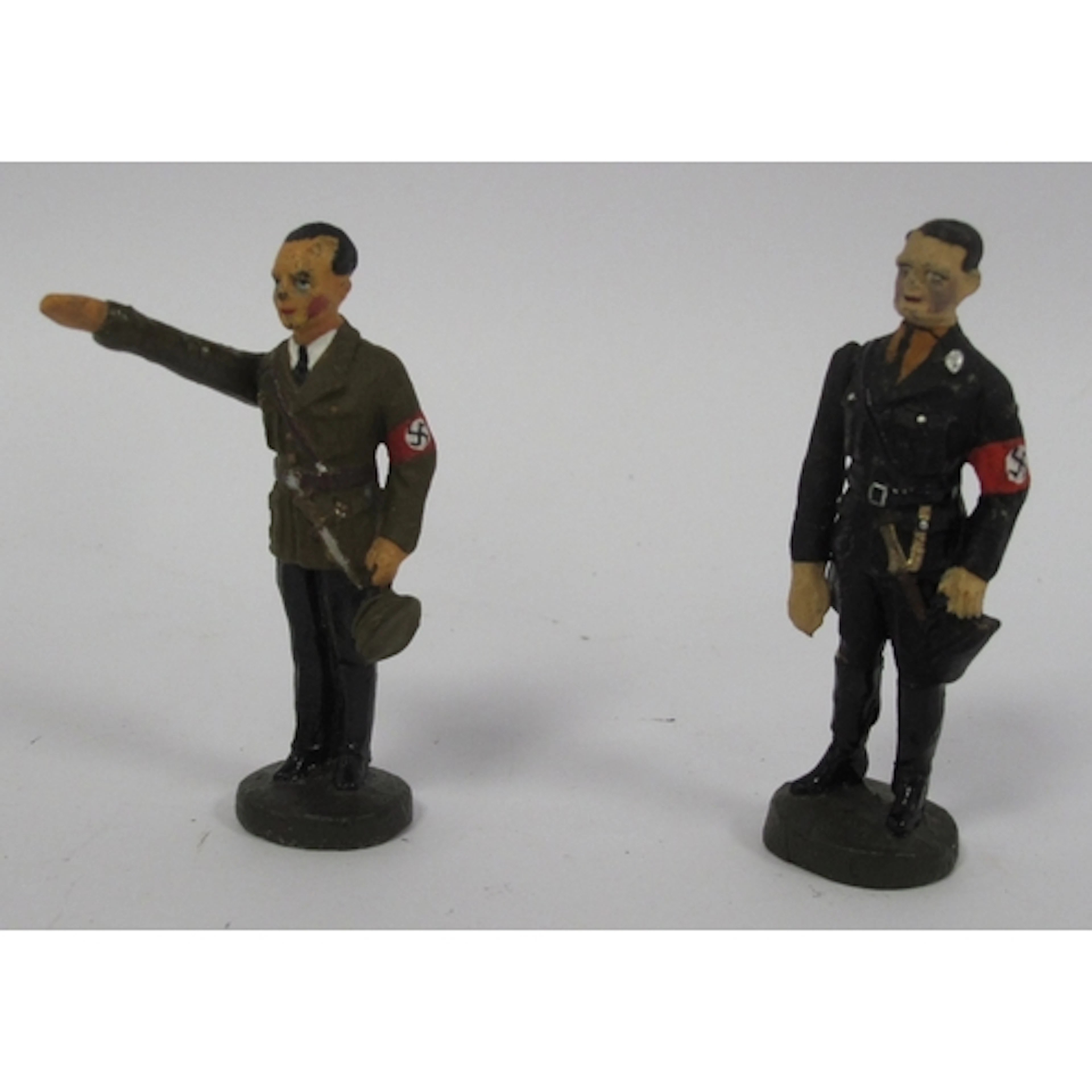 2 Elastolin Personality Figures of Hess and Goebbels, some r...