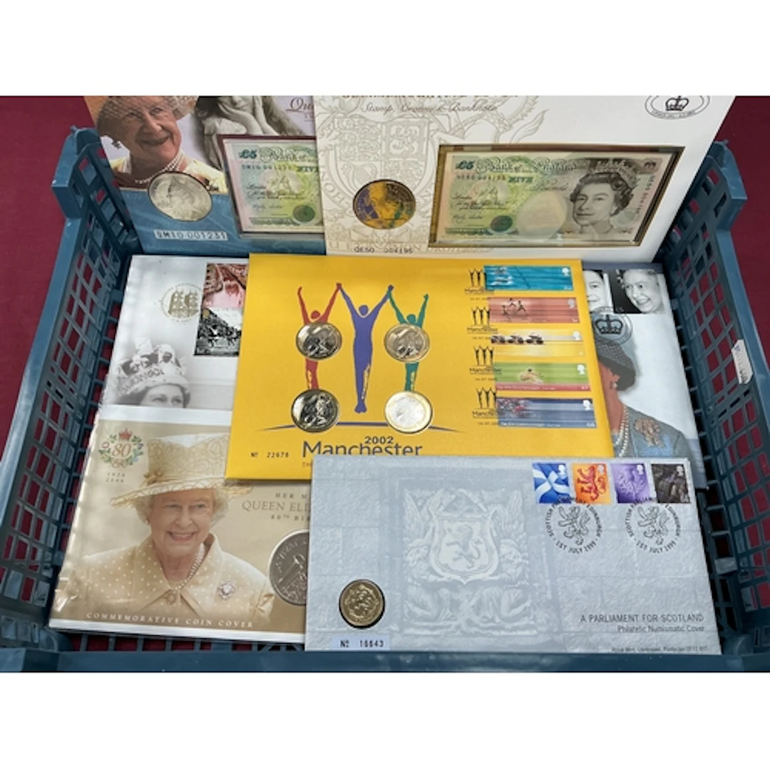 2002 Royal Mint Manchester Commonwealth Games £2 Four Coin C...