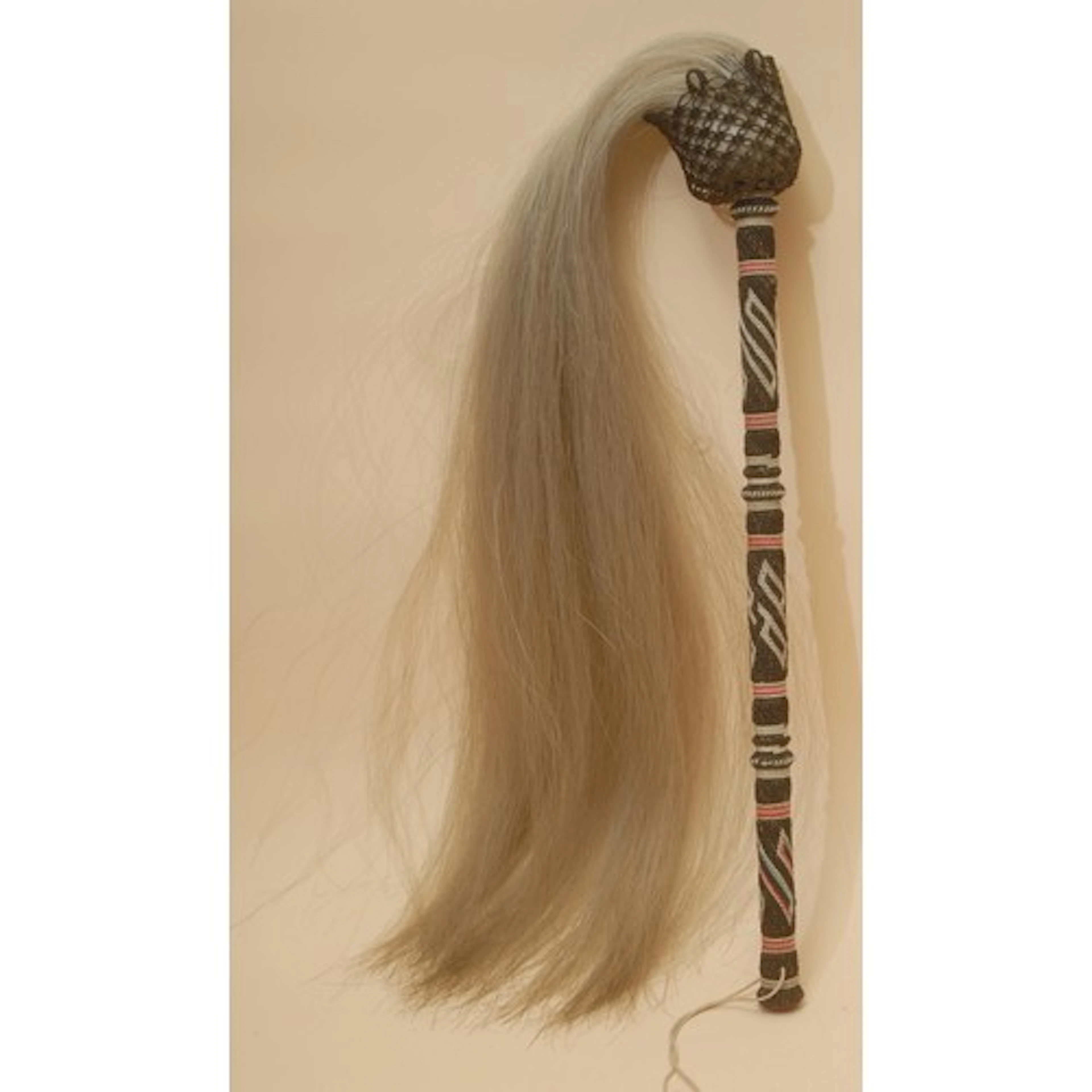 Tribal Art - a South African horse hair fly whisk, the cane ...
