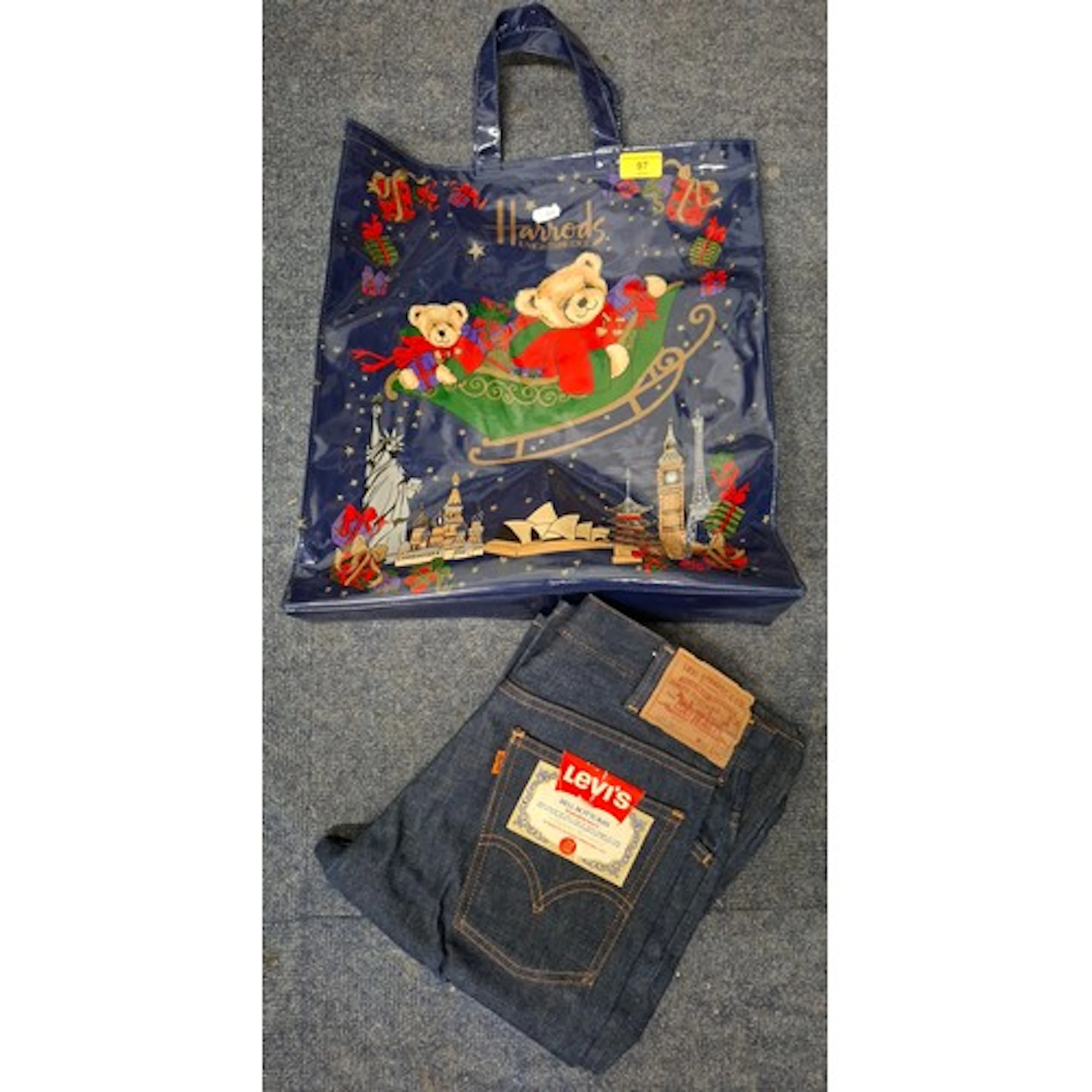 Levis- A pair of USA made and date to the 1960’s unworn blue...