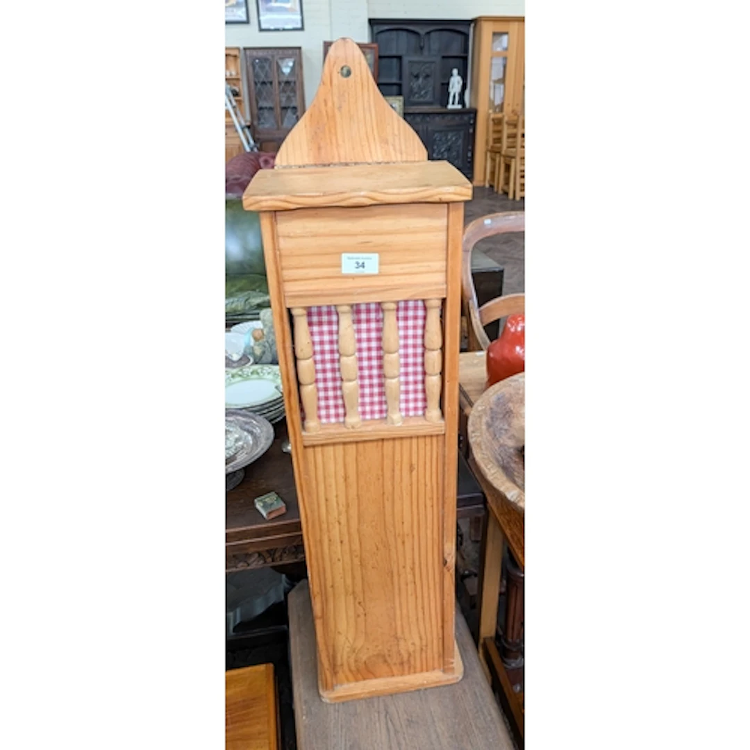French vintage pine baguette box