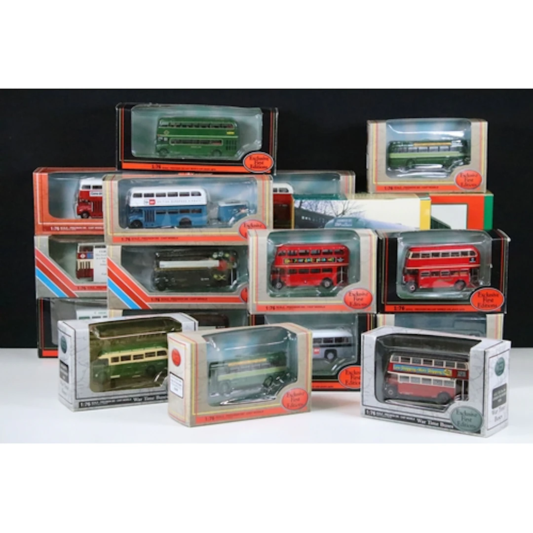 20 Boxed EFE Exclusive First Editions diecast model buses to...