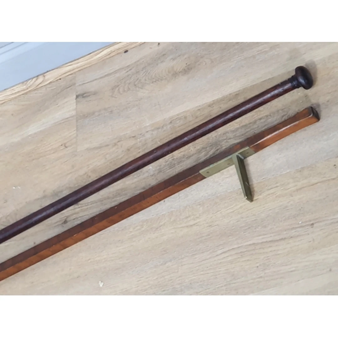 A 19th century brass mounted 50 inch Drapers Measuring Stick...