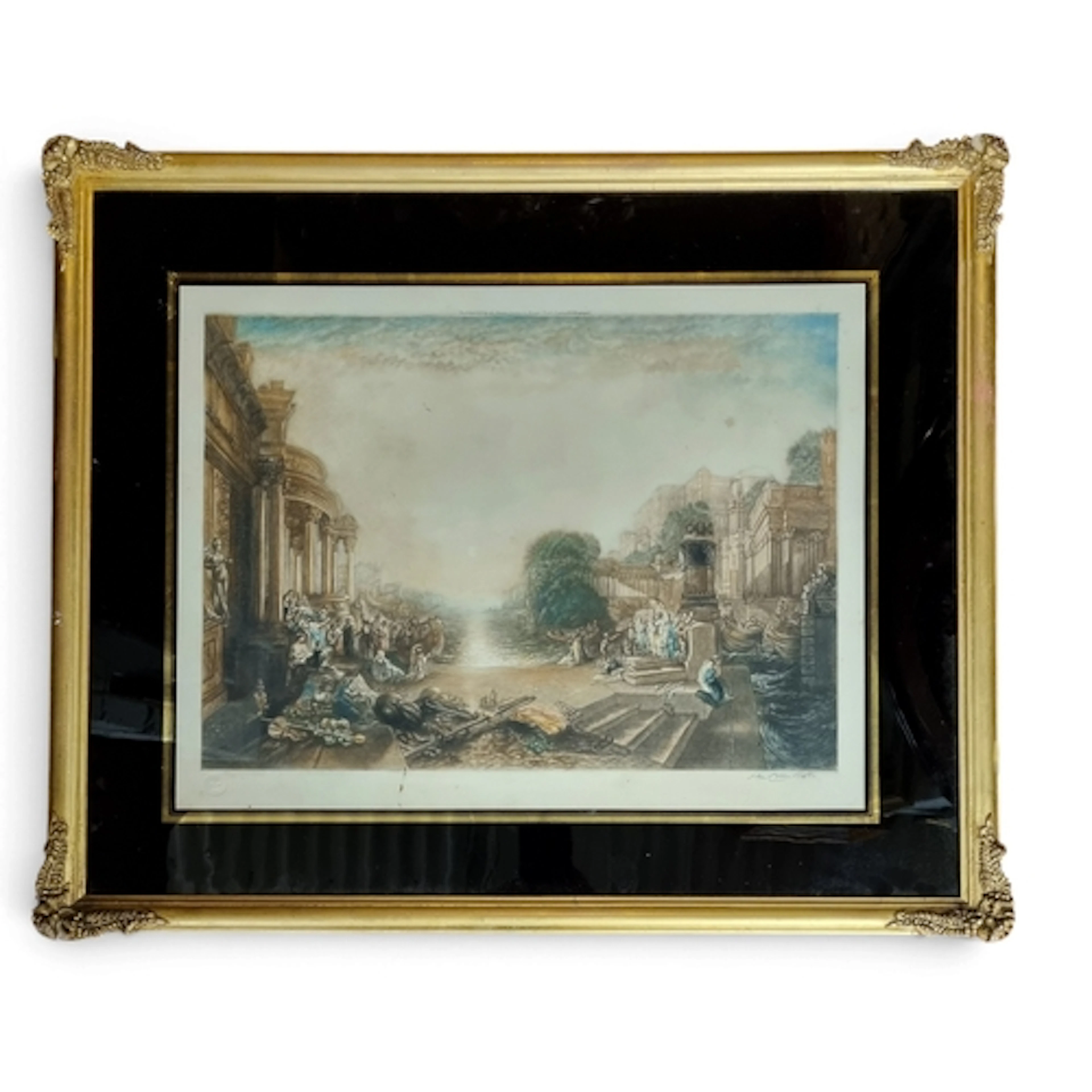 A good set of three 19th Century coloured artist proof Print...