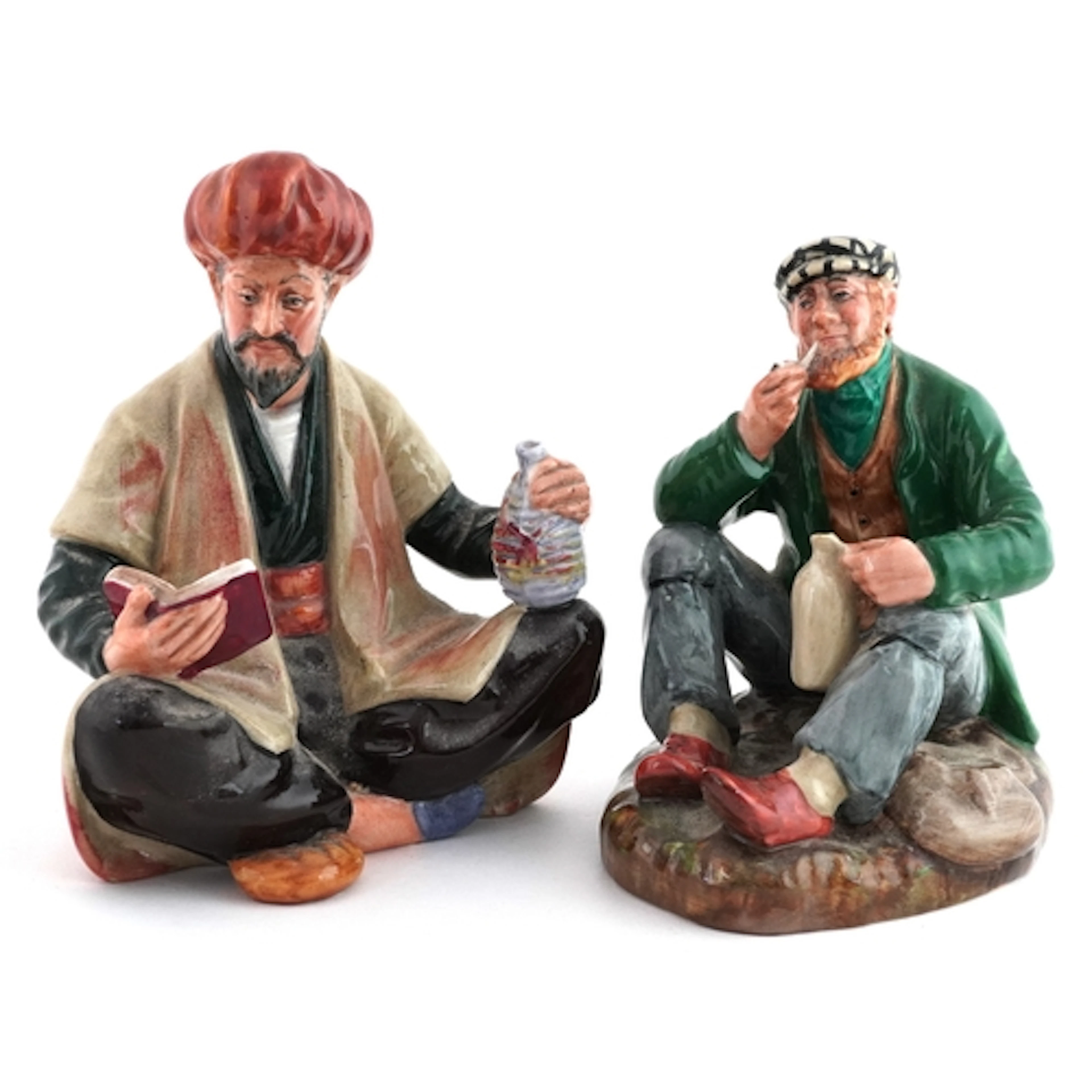 Two Royal Doulton figures comprising The Wayfarer HN2362 and...