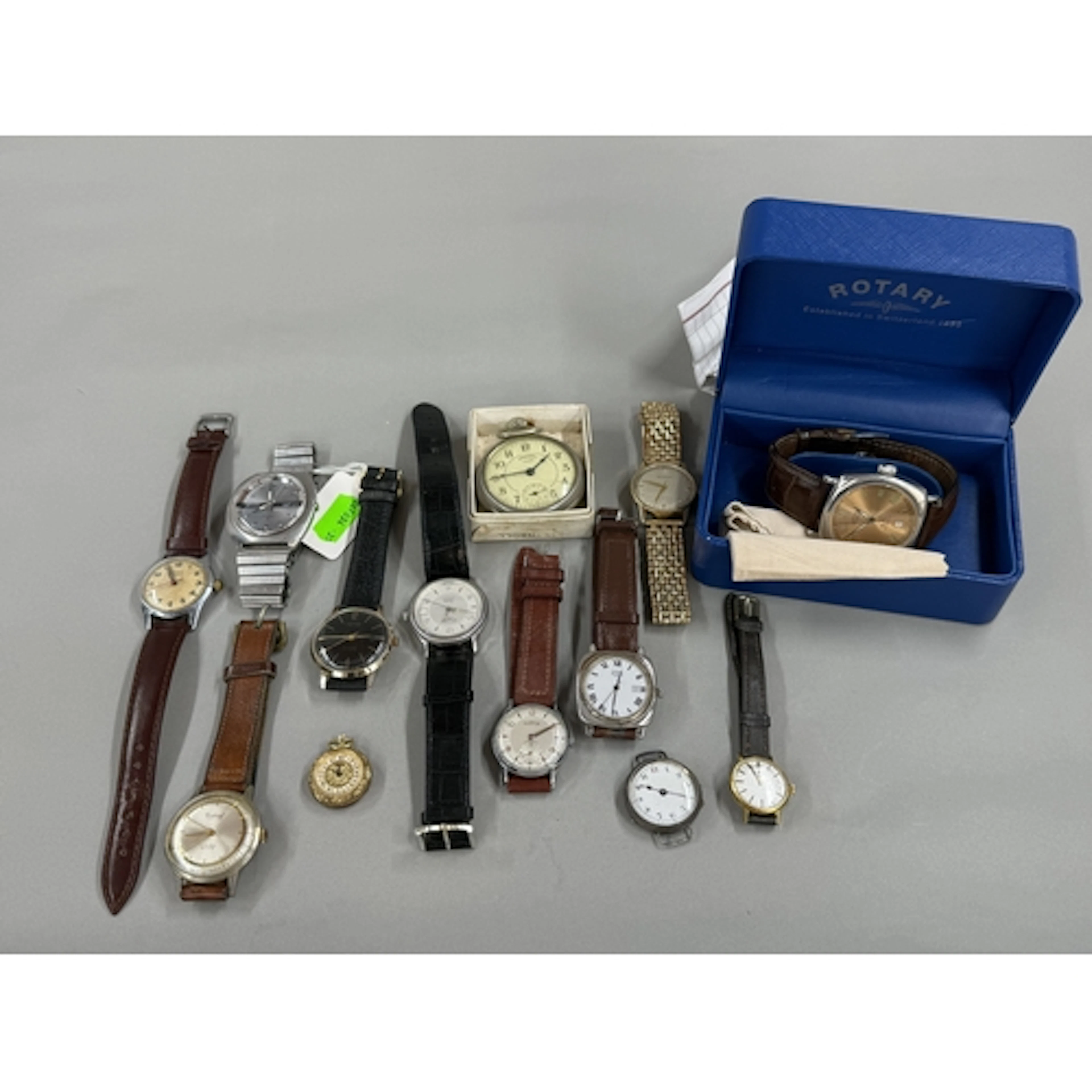 Watches: a Rotary Elite wristwatch in original box; a Wittna...