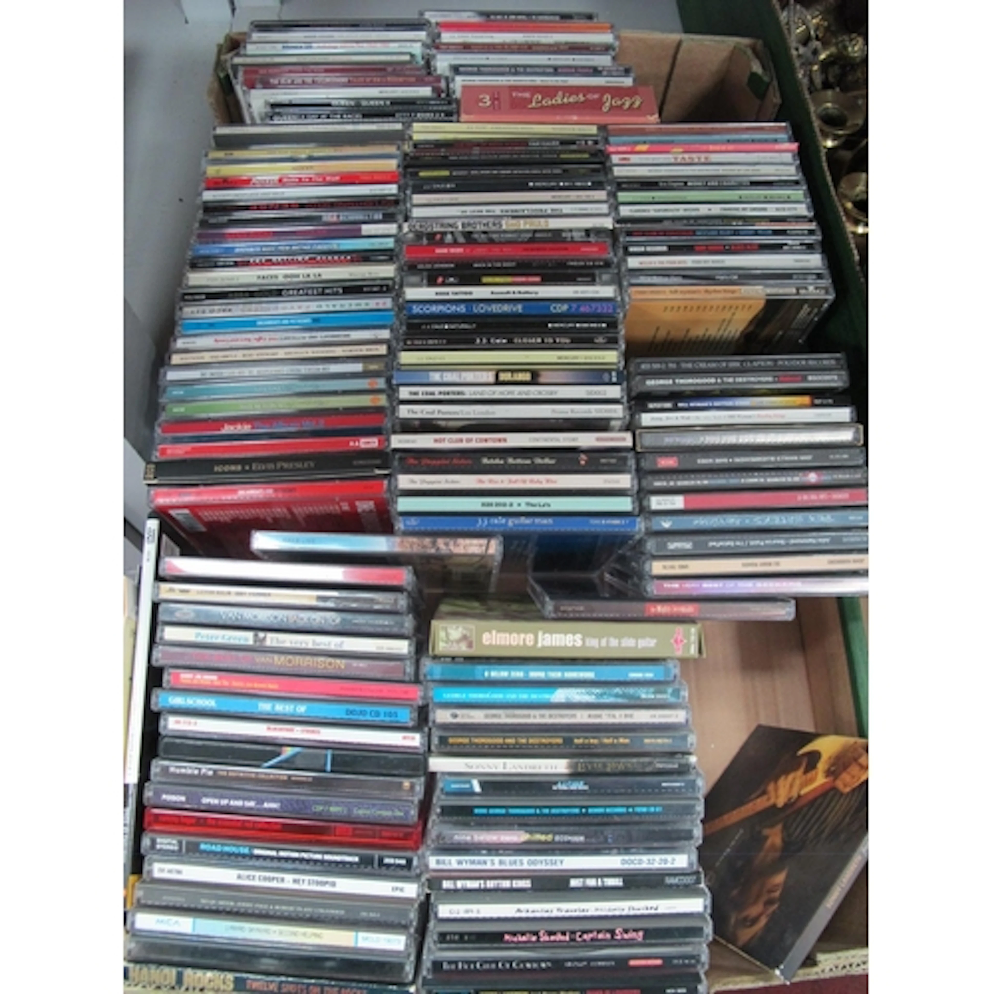 Music CDs - Queen, Saxon, Rolling Stones, Hanoi Racks, Van M...