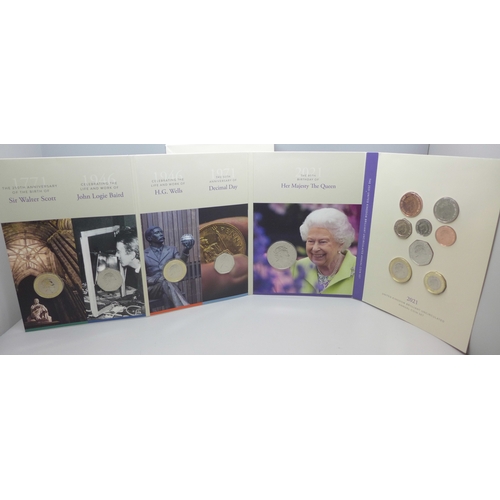 The Royal Mint, 2021 UK Brilliant uncirculated Annual Coin S...