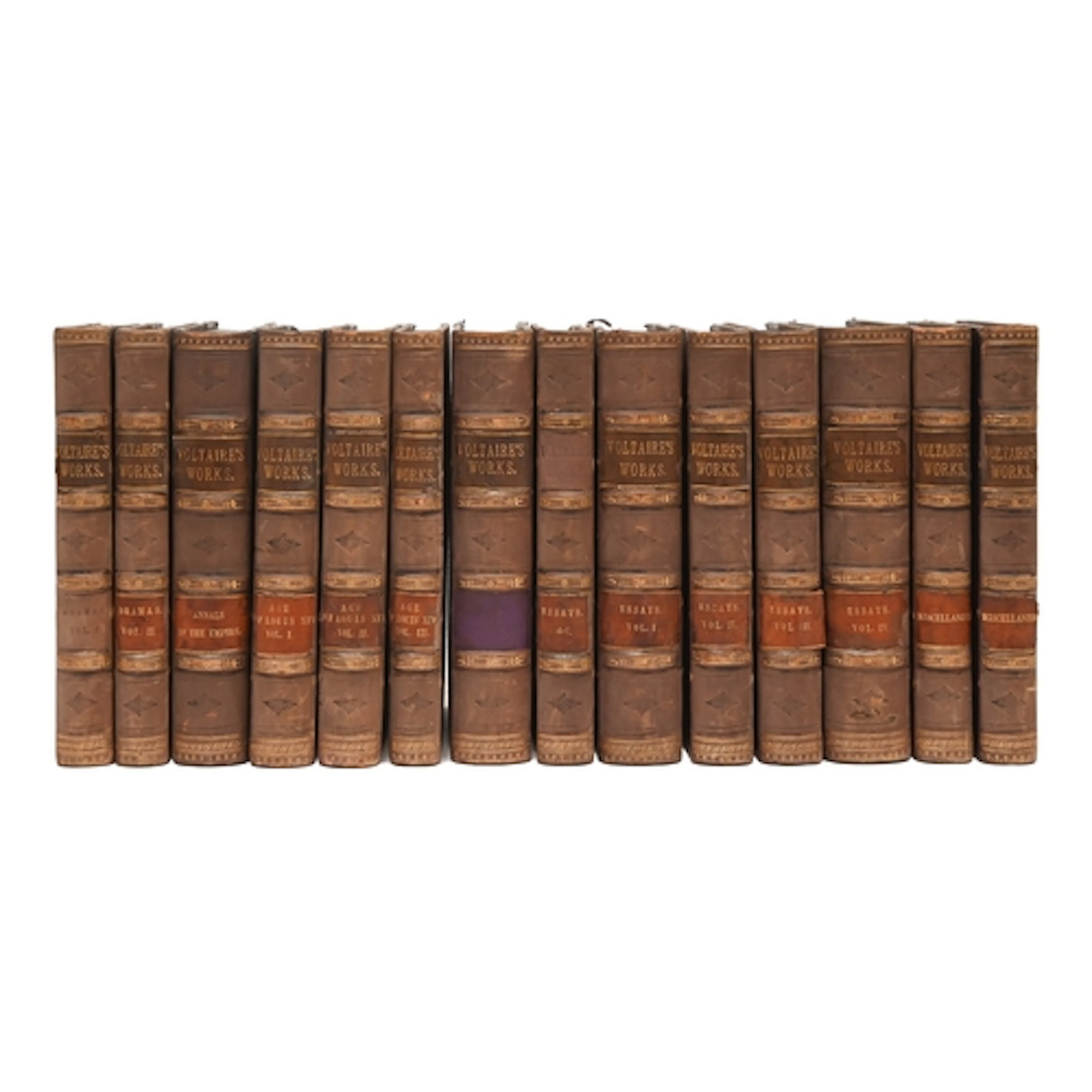 Voltaire, [The Works], fourteen volumes, London: J. Walker, ...