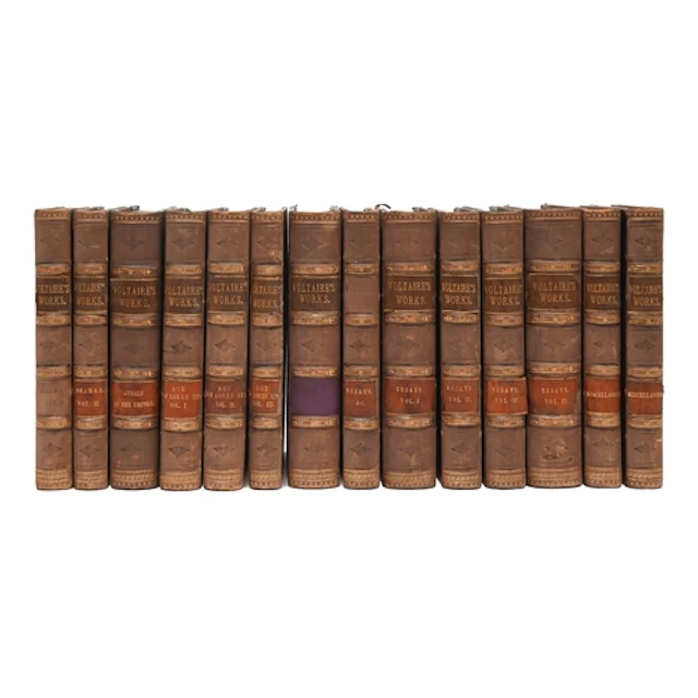 Voltaire, [The Works], fourteen volumes, London: J. Walker, ...