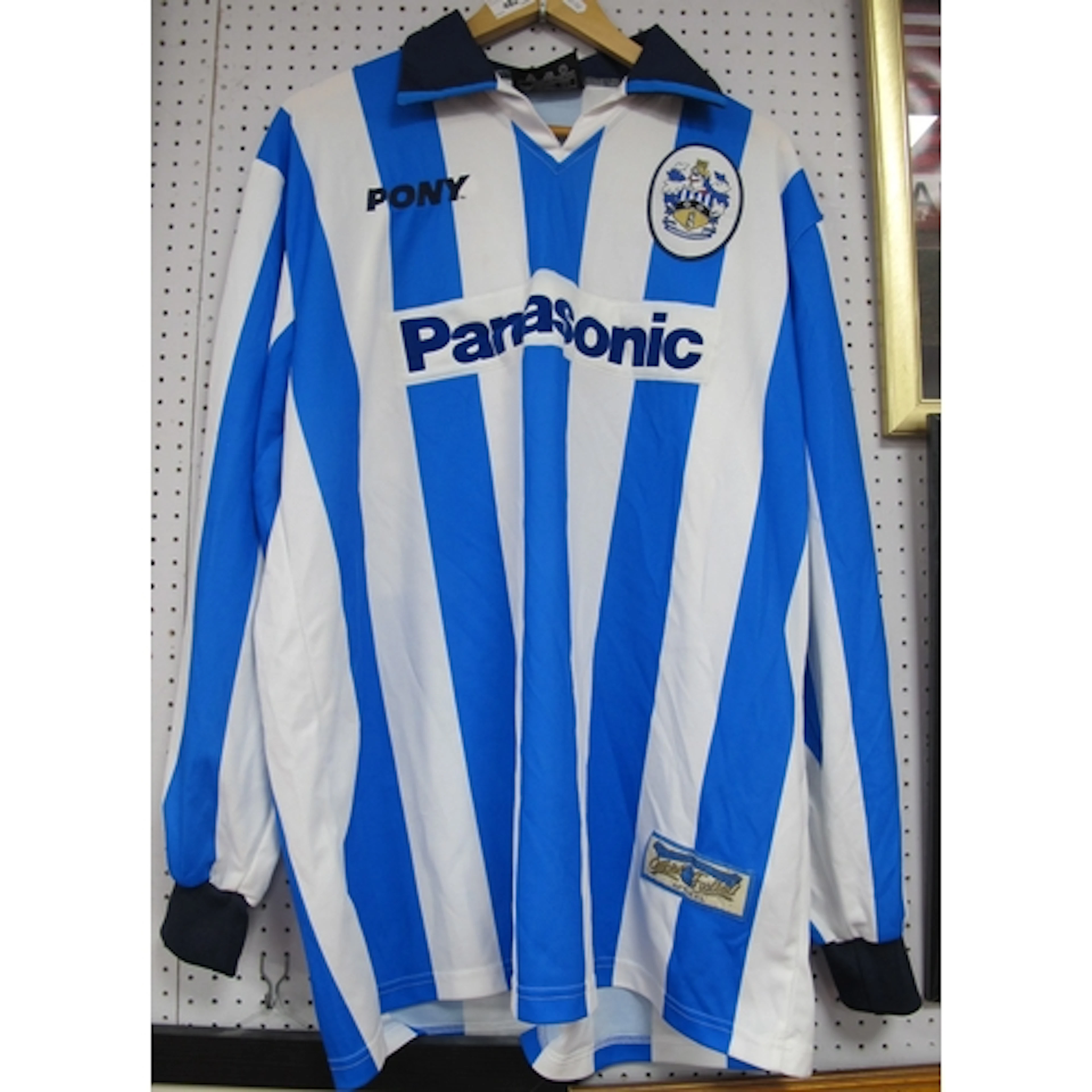 Huddersfield Town Match Worn 'Pony' Home Shirt Circa 1997-99...