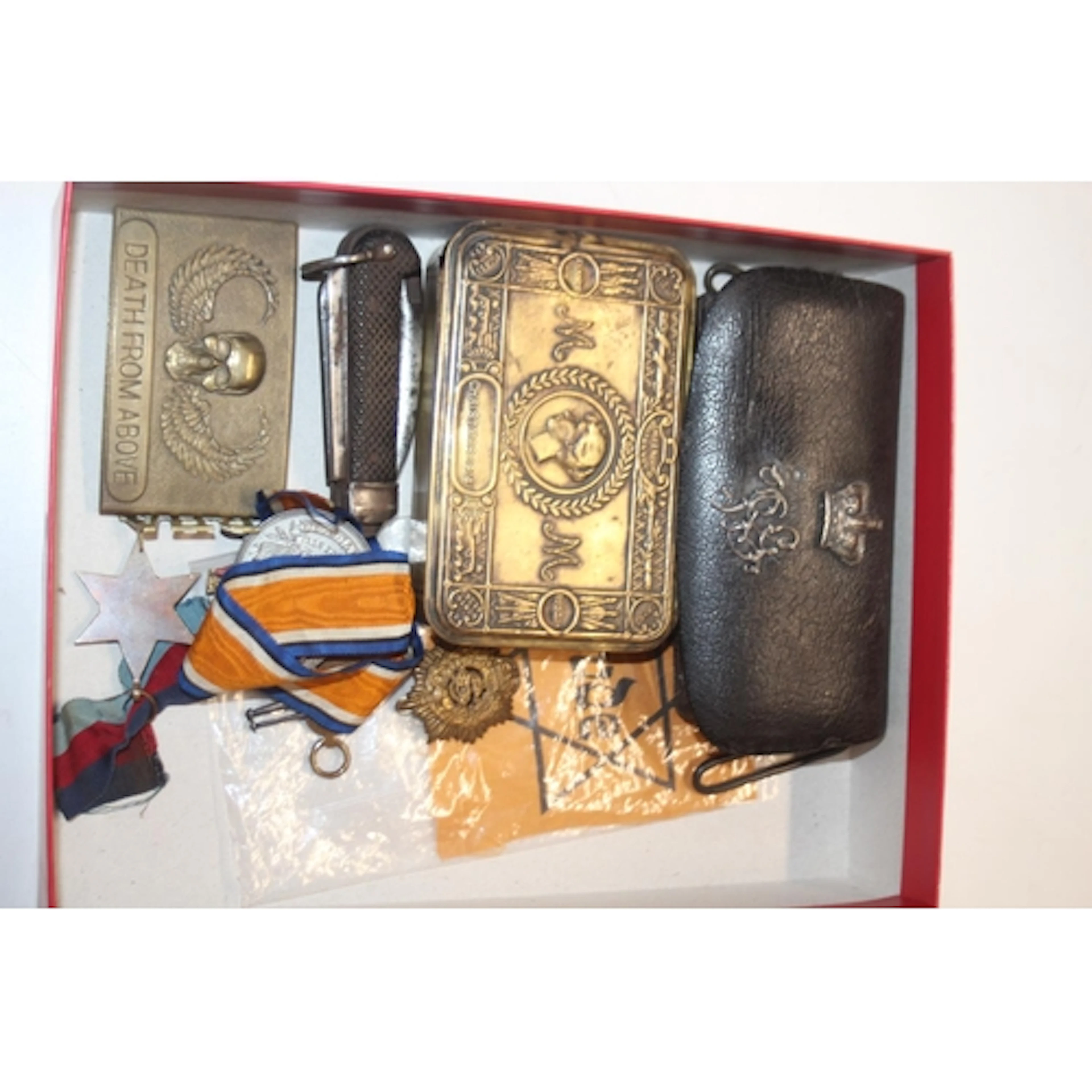 WWI war medal [S3-022753 S SJT J HENDERSON ASC] and 1914-15 ...
