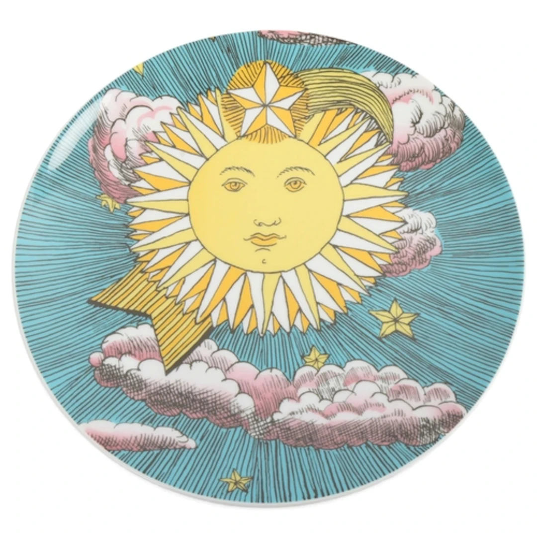 PIERO FORNASETTI for Rosenthal, a procelain plate "December"...