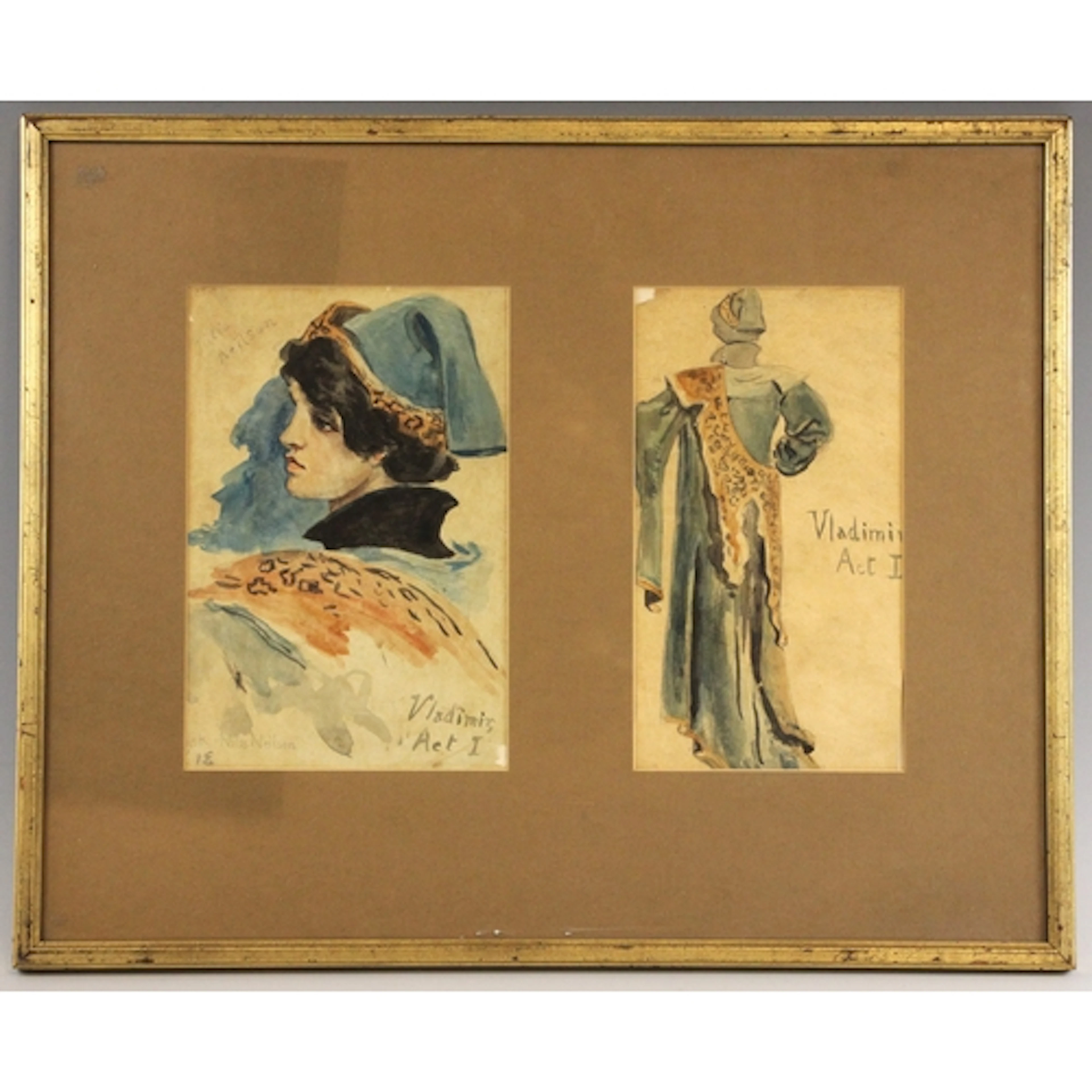 Attributed to Percy Anderson (British, 1851-1928), A pair ...