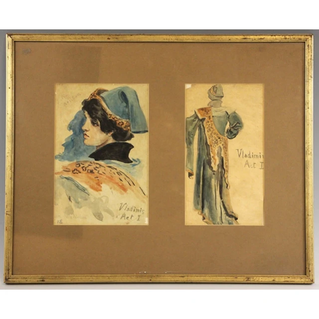 Attributed to Percy Anderson (British, 1851-1928), A pair ...