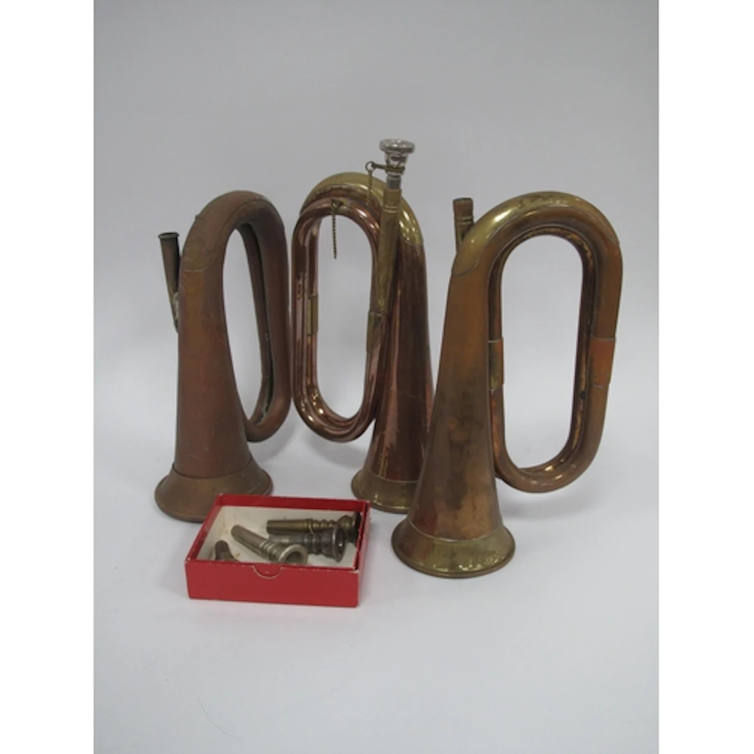 L.P Premier Cooper Bugles (2), J.W. York & Sons 1915 example...