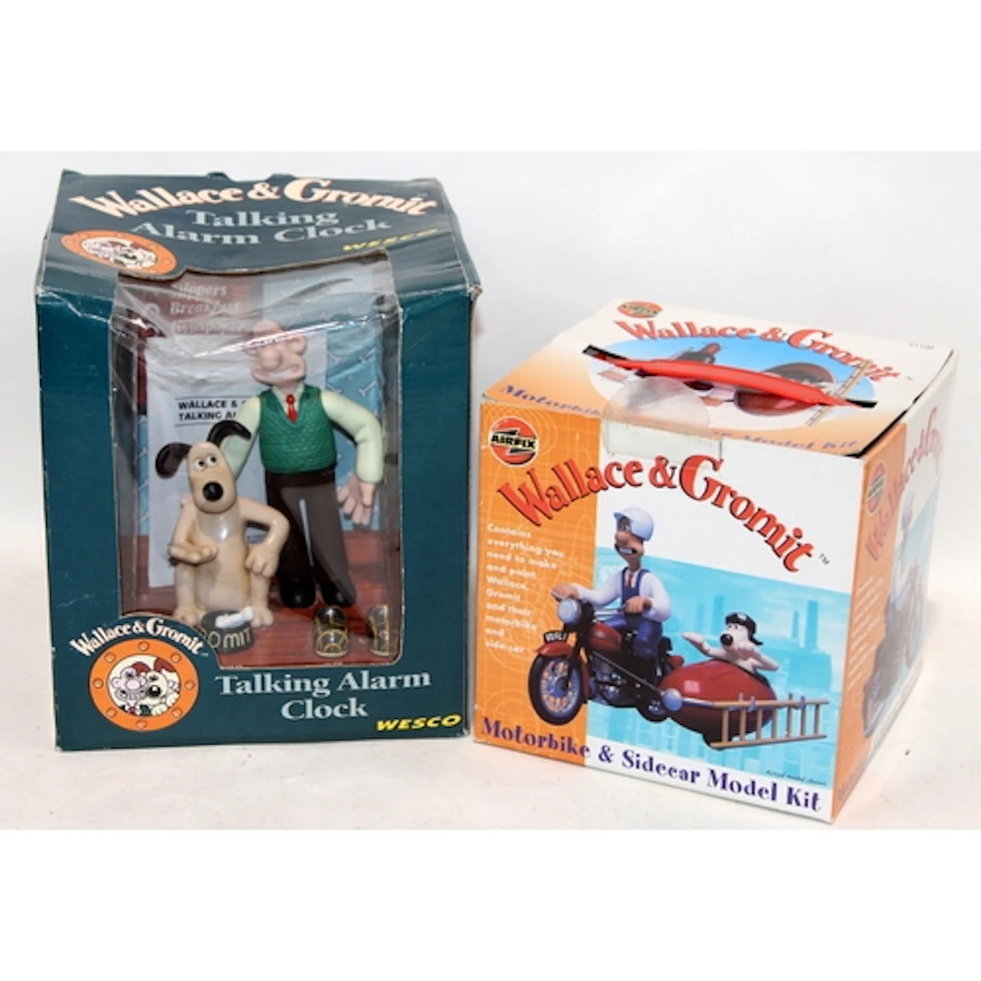 Wallace and Gromit collectables: Original Wesco talking alar...