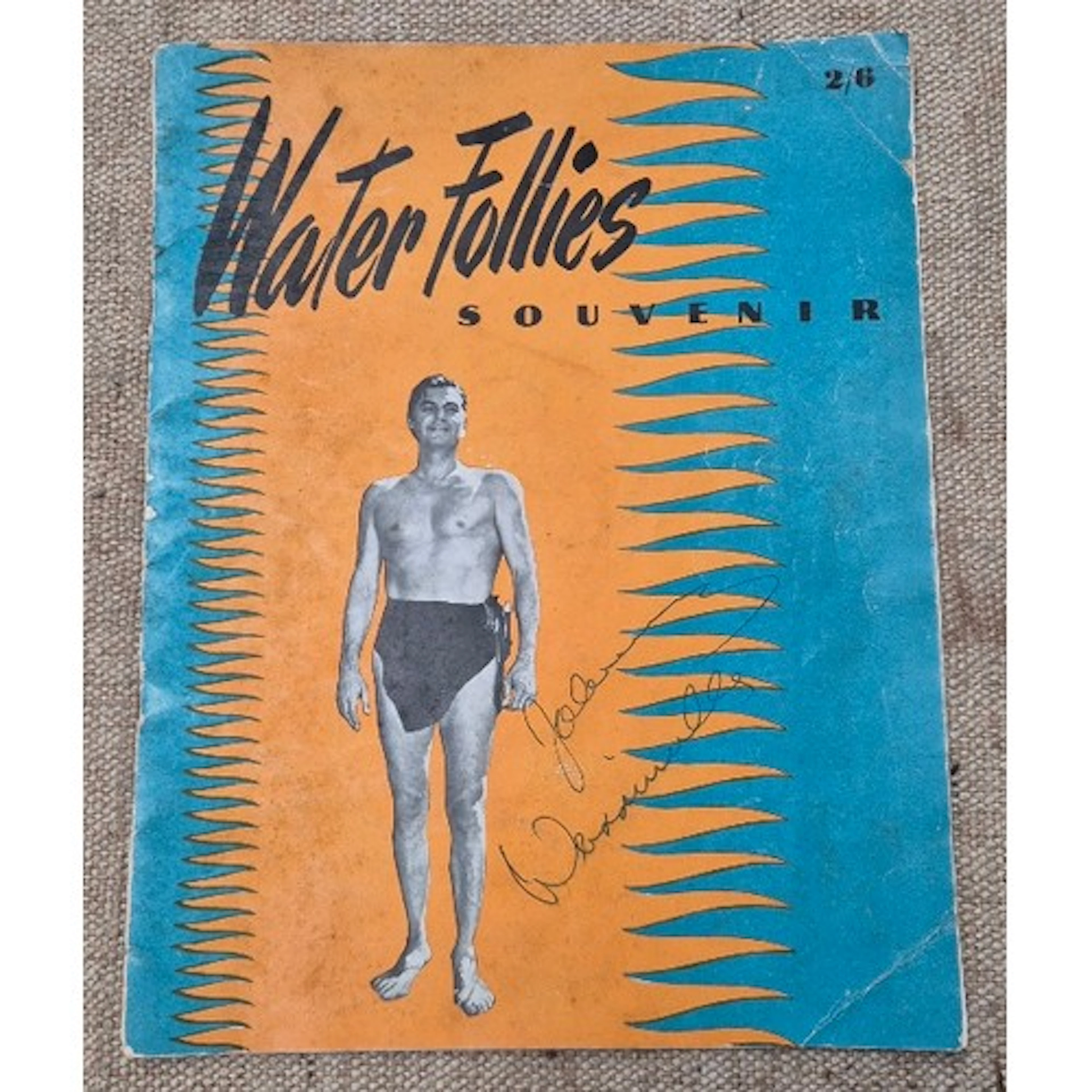 A vintage Water Follies souvenir programme signed by Johnny ...