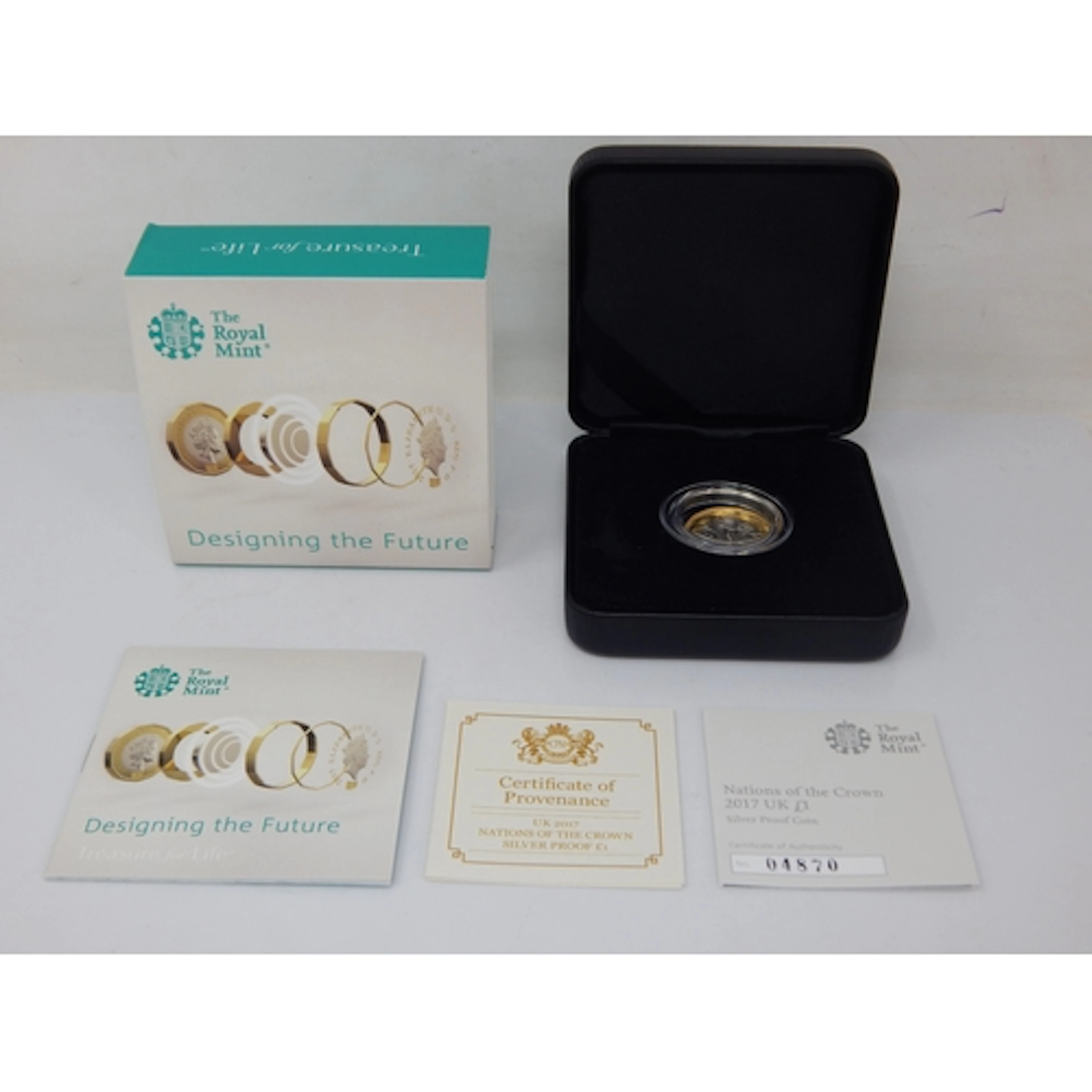 Royal Mint 2017 UK £1 Silver Proof Coin "Nations of The Crow...