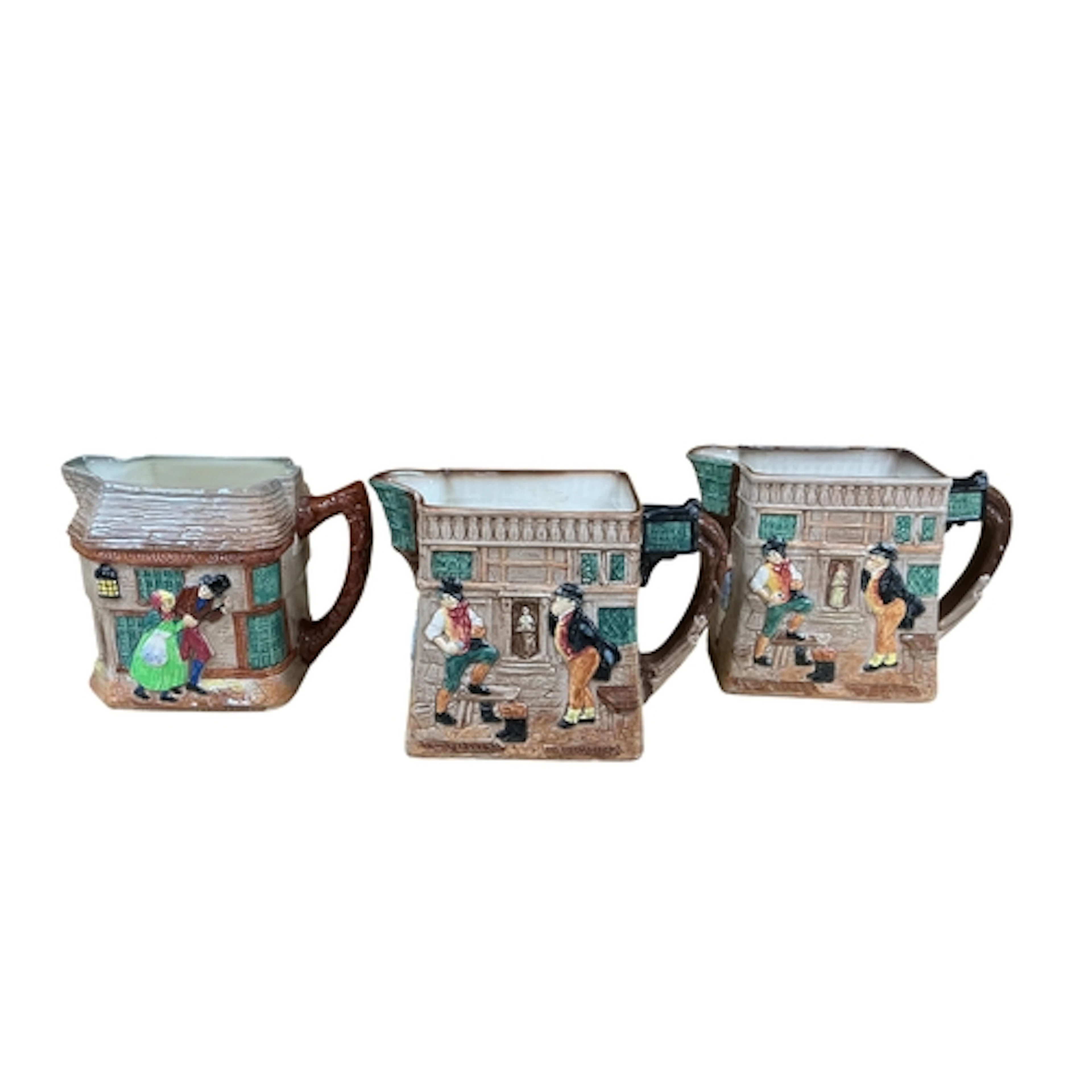 Two Royal Doulton Charles Dickens, Pickwick Papers jugs heig...
