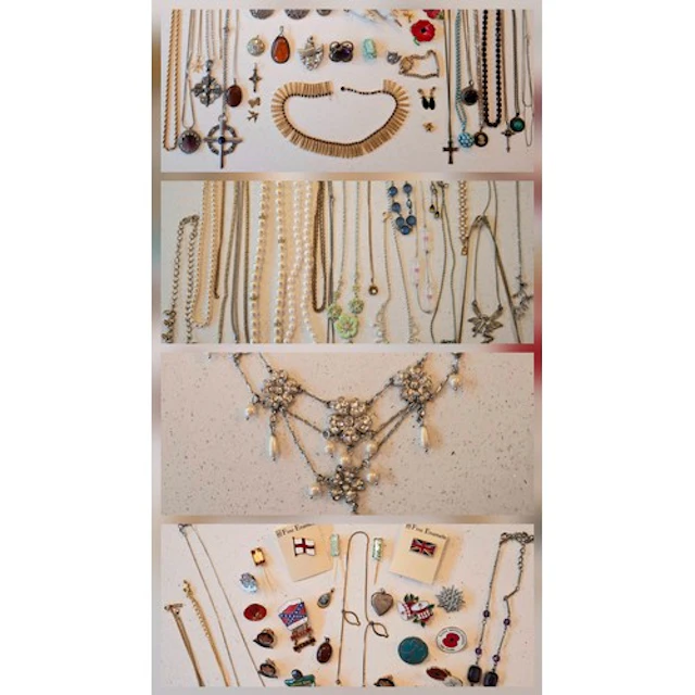 A quantity of costume jewellery, an Art Deco gold tone ladie...
