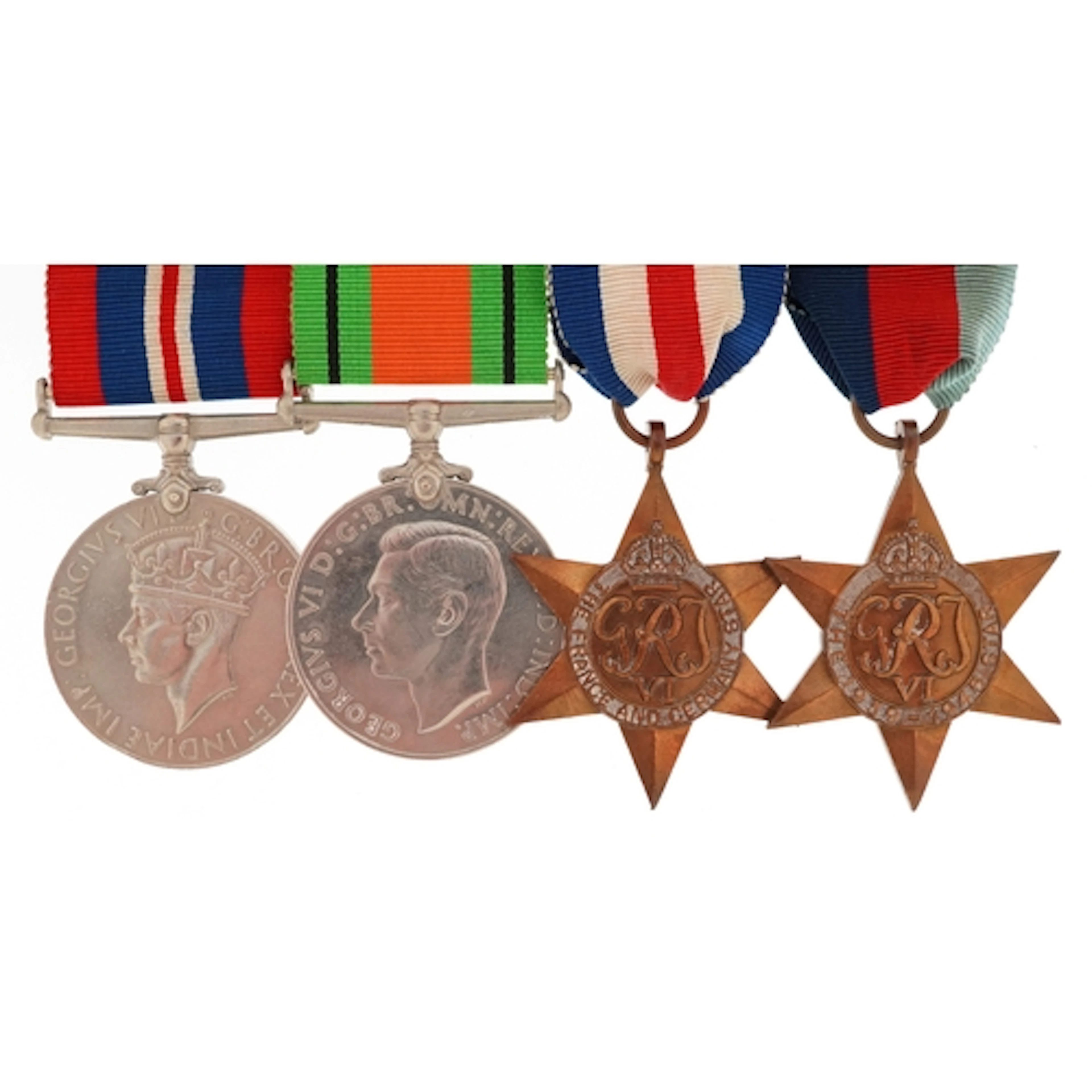 British military World War II medal group including France &...