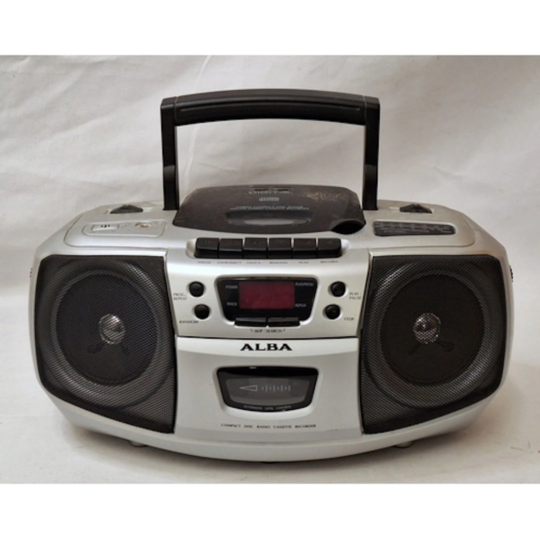 Alba Portable CD/Tape Player with lead UNTESTED