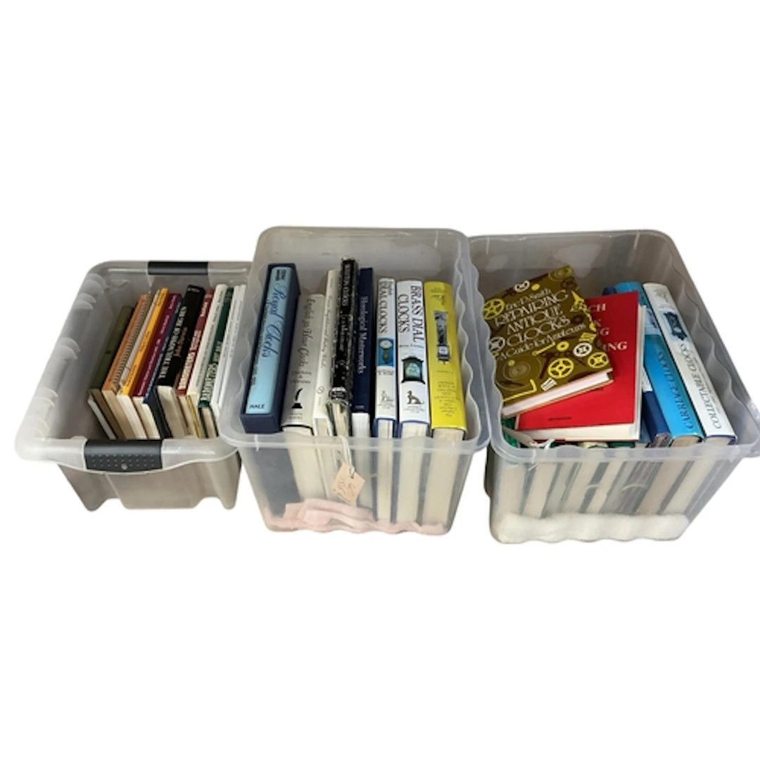 ° ° A collection of approximately 37 clock and barometer ref...