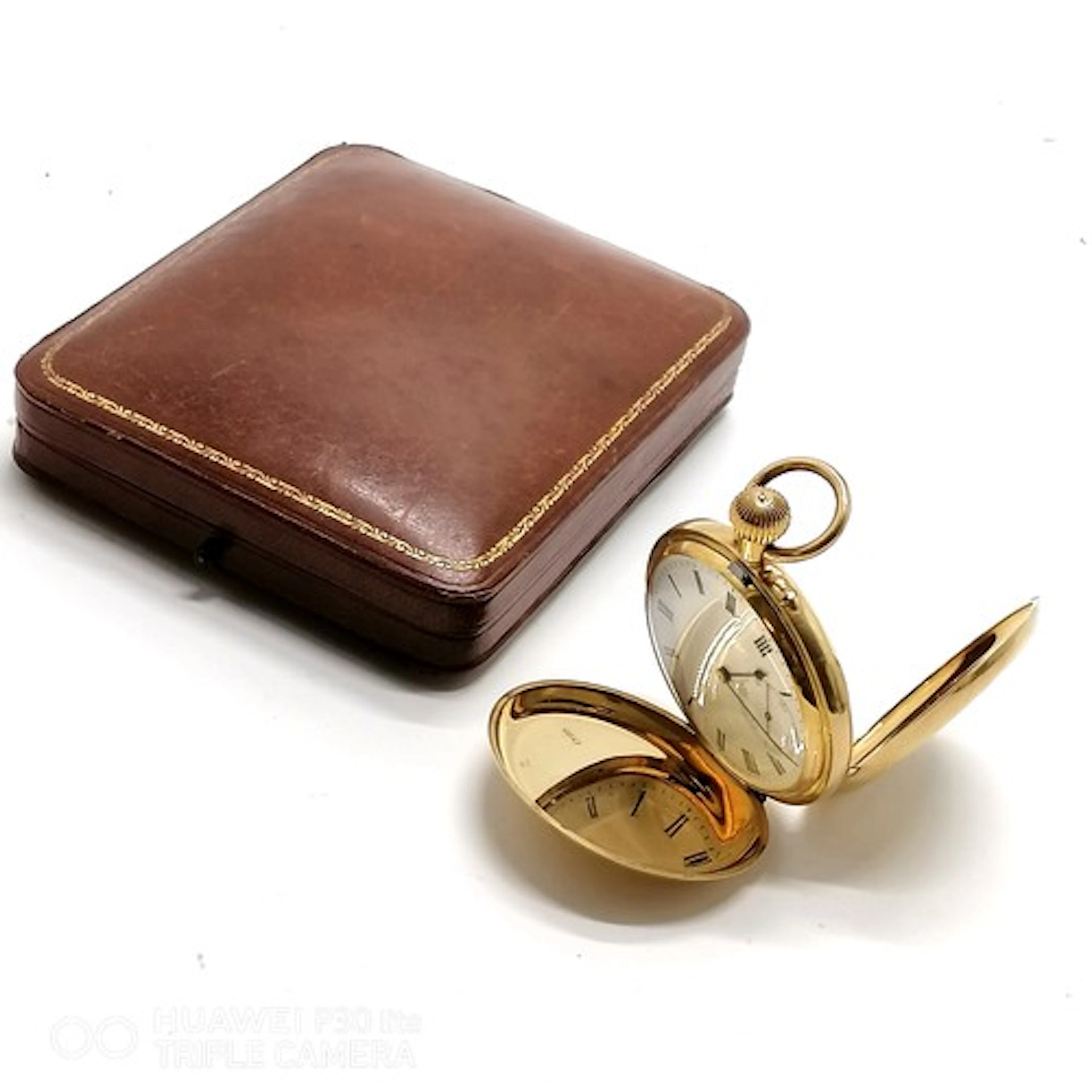 Goldsmiths & Silversmiths 18ct hallmarked gold (outer case, ...