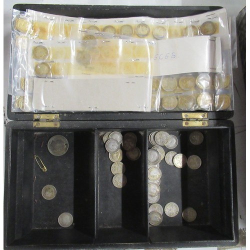 A collection of coins