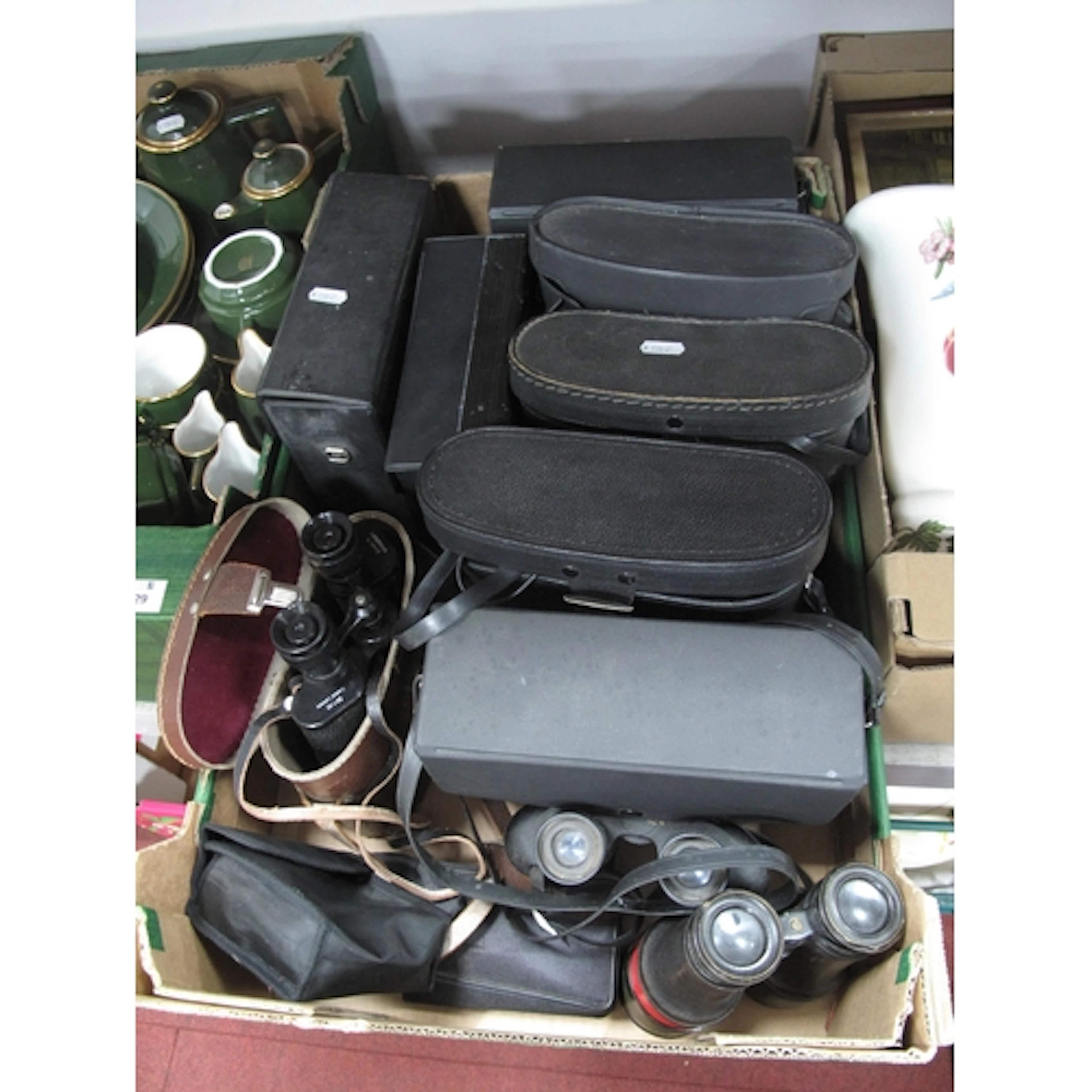 Binoculars, comprising a collection of mid to late 20th-cent...