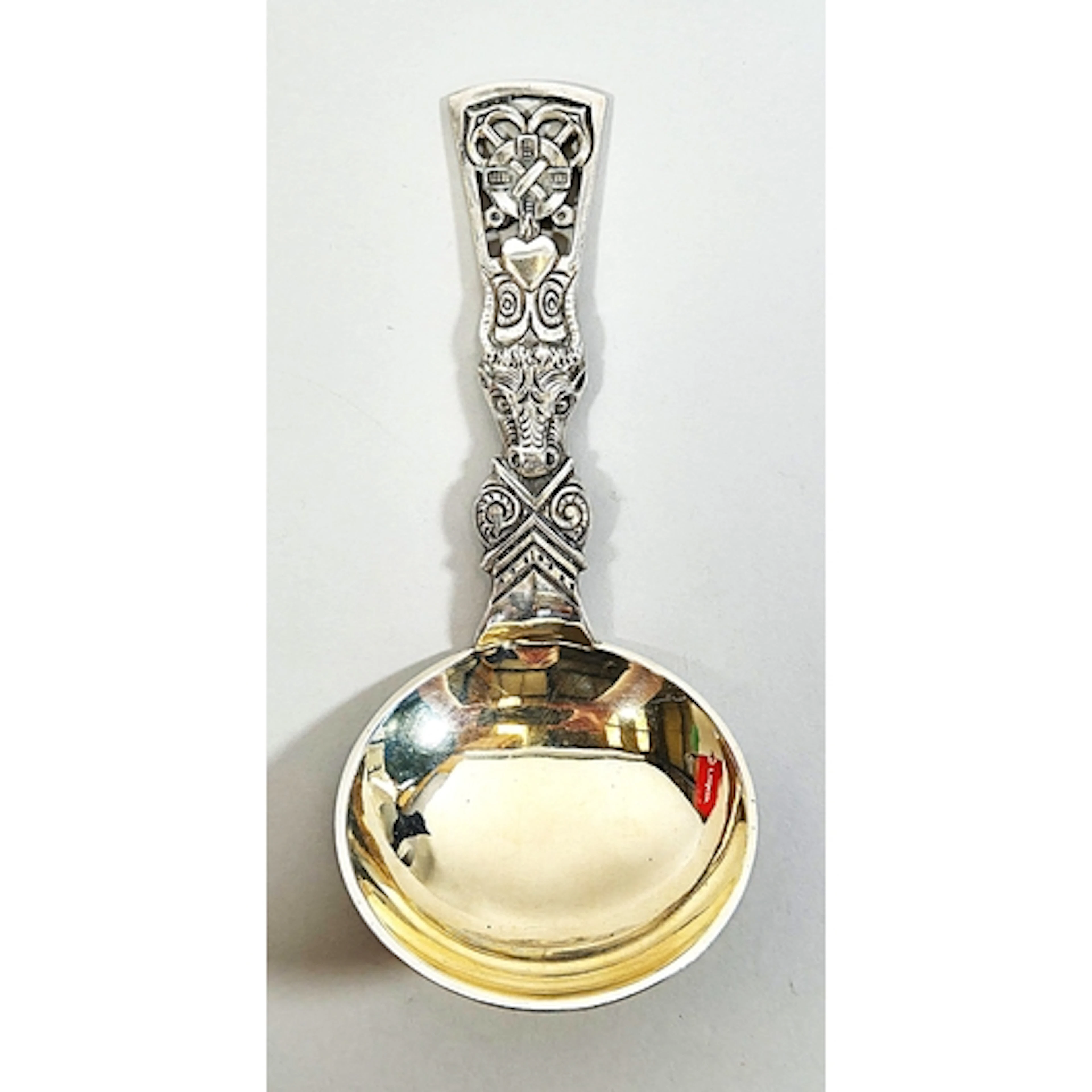 HENRIK MOLLER, TRONDHEIM, Norwegian 830 grade silver ceremon...