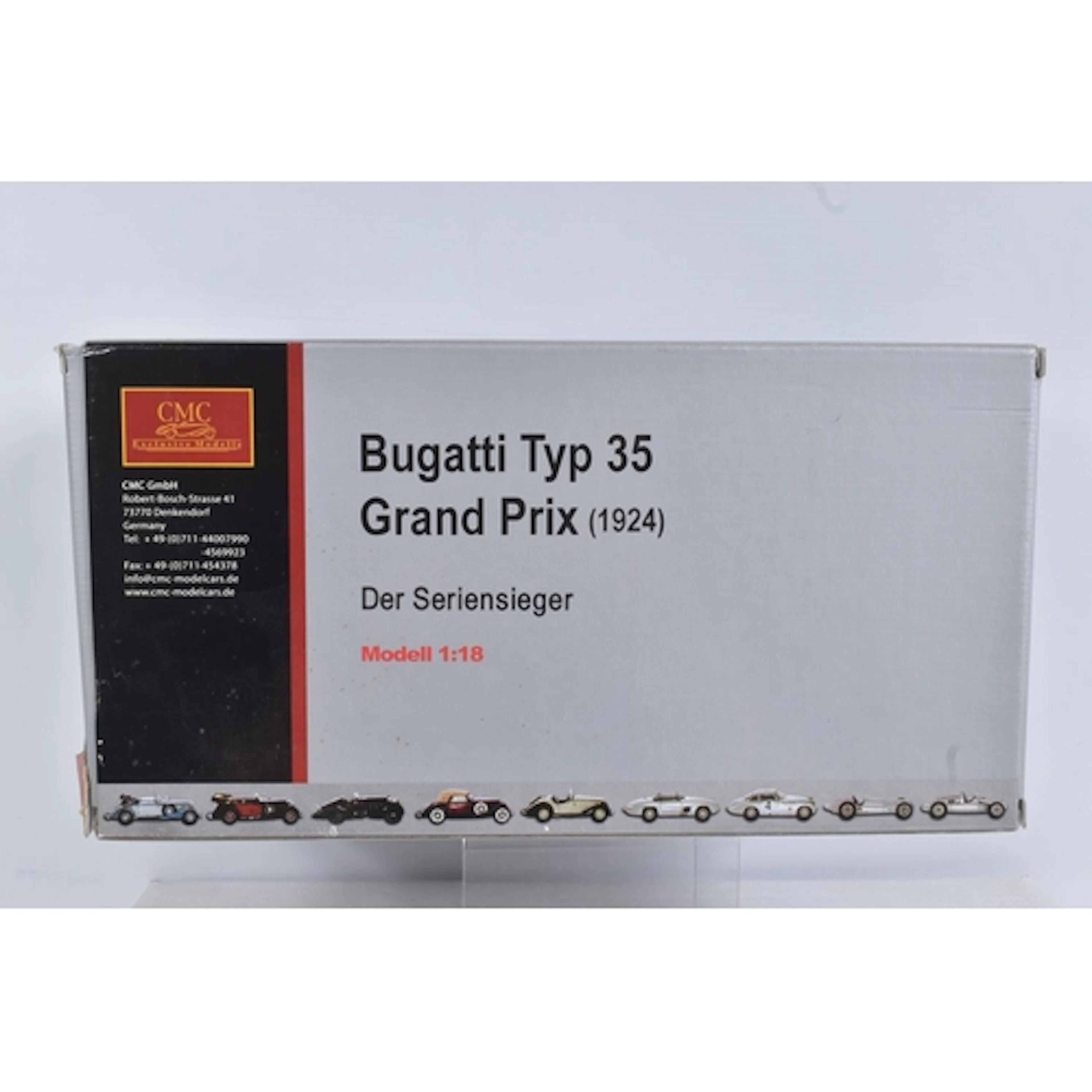 A BOXED CMC MODELS 1/18 SCALE 1924 BUGATTI TYPE 35 GRAND PRI...