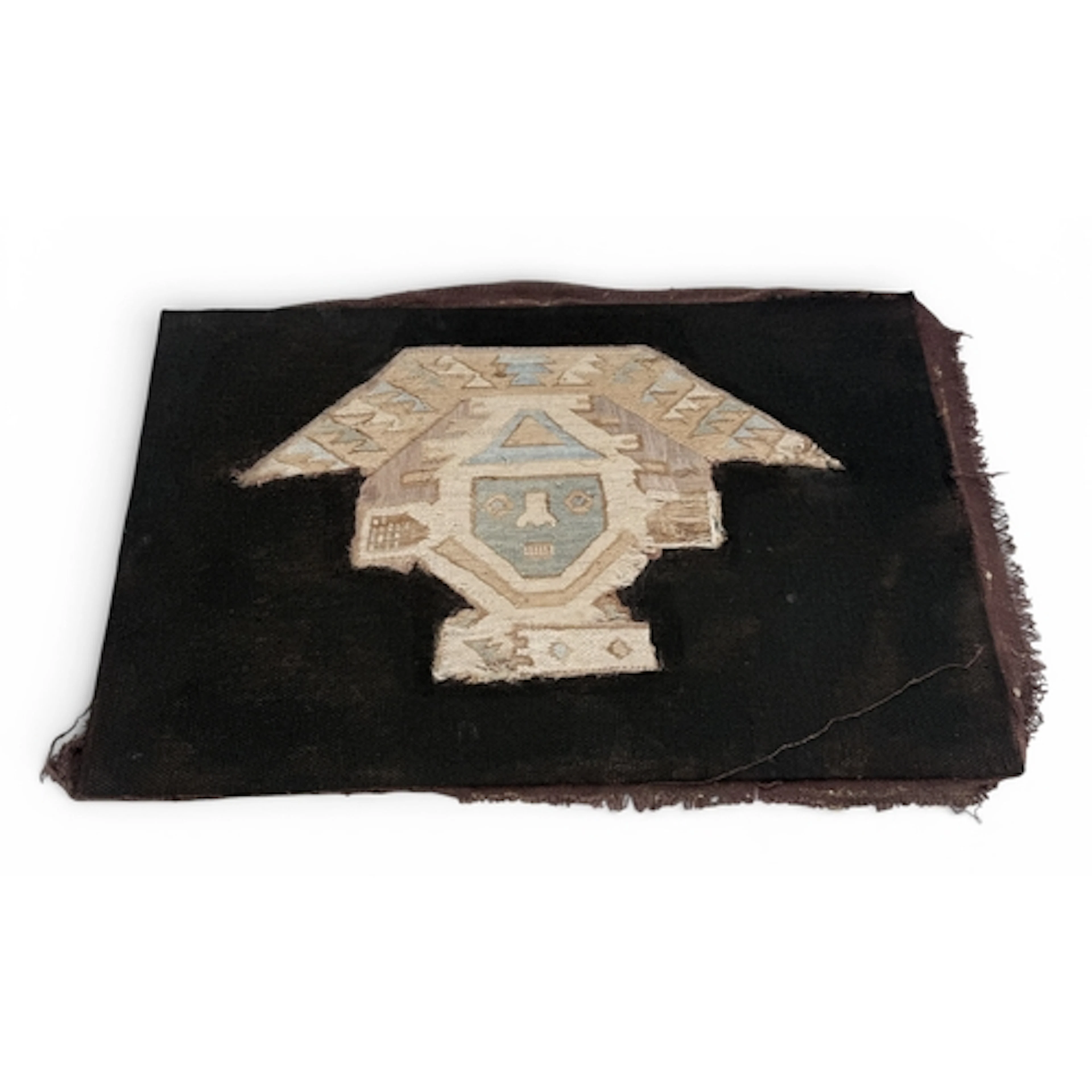 A PRE-COLOMBIAN CHIMU TEXTILE 34cm x 51cm