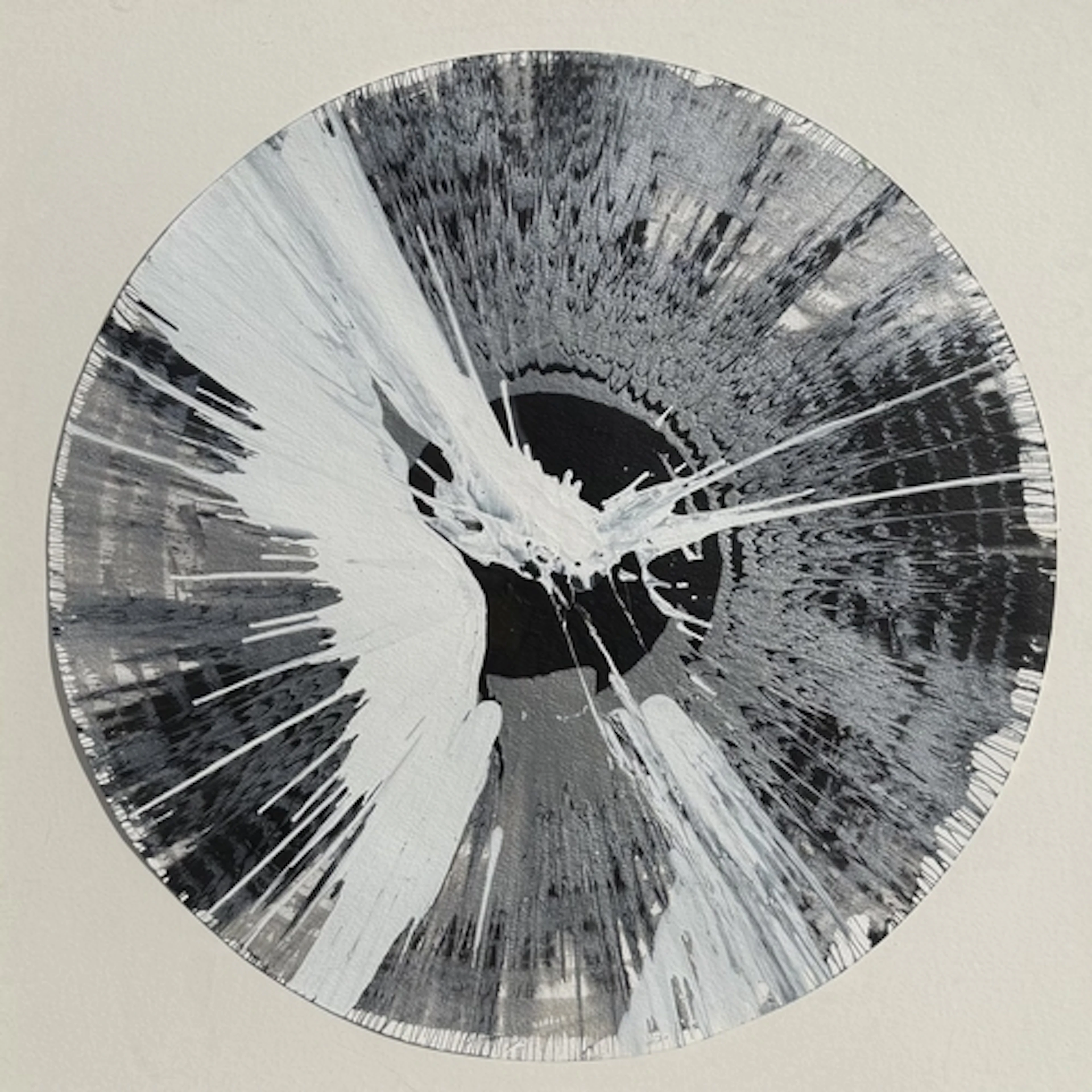 DAMIEN HIRST (BRITISH B.1965): CIRCLE SPIN PAINTING Acrylic ...