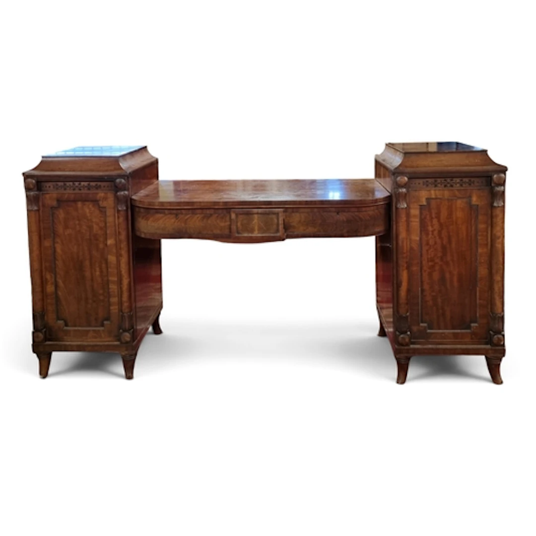 A fantastic early 19th Century Mahogany Pedestal Sideboard w...