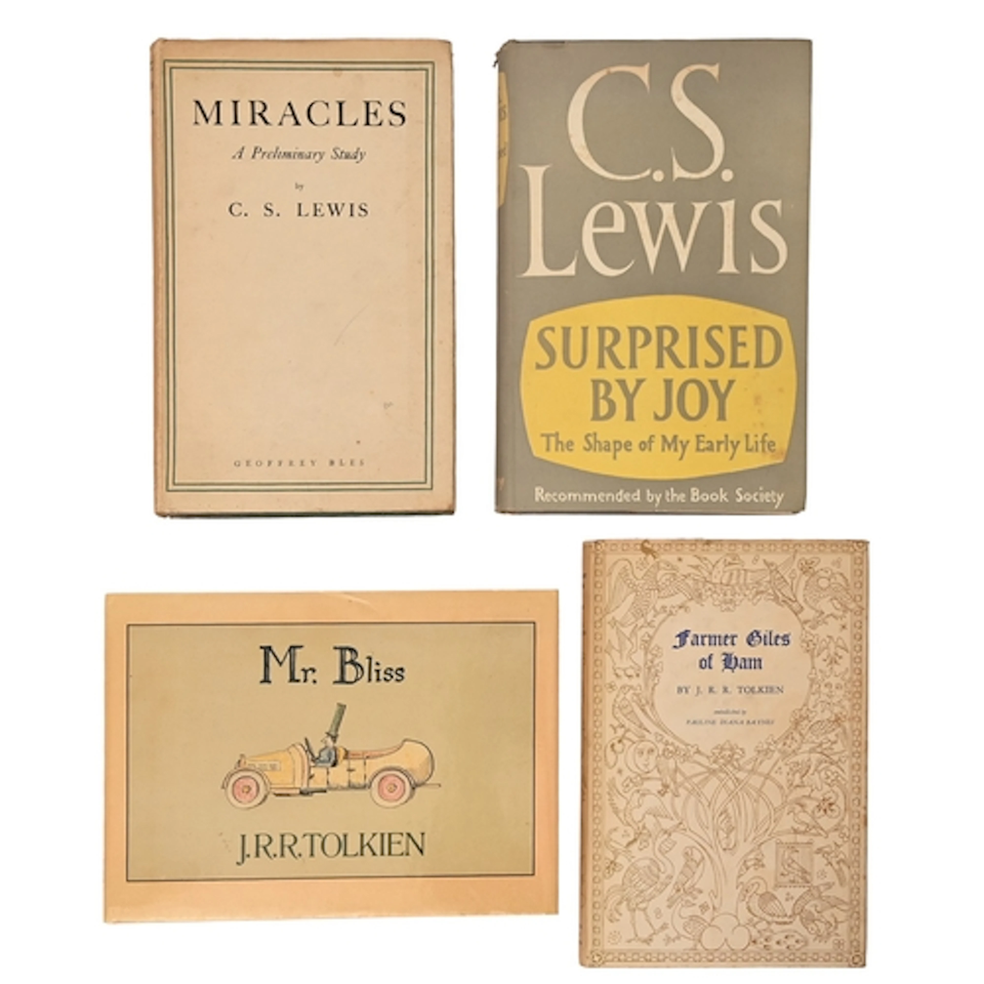 The Inklings. Lewis (C.S.), Miracles: A Preliminary Study, f...