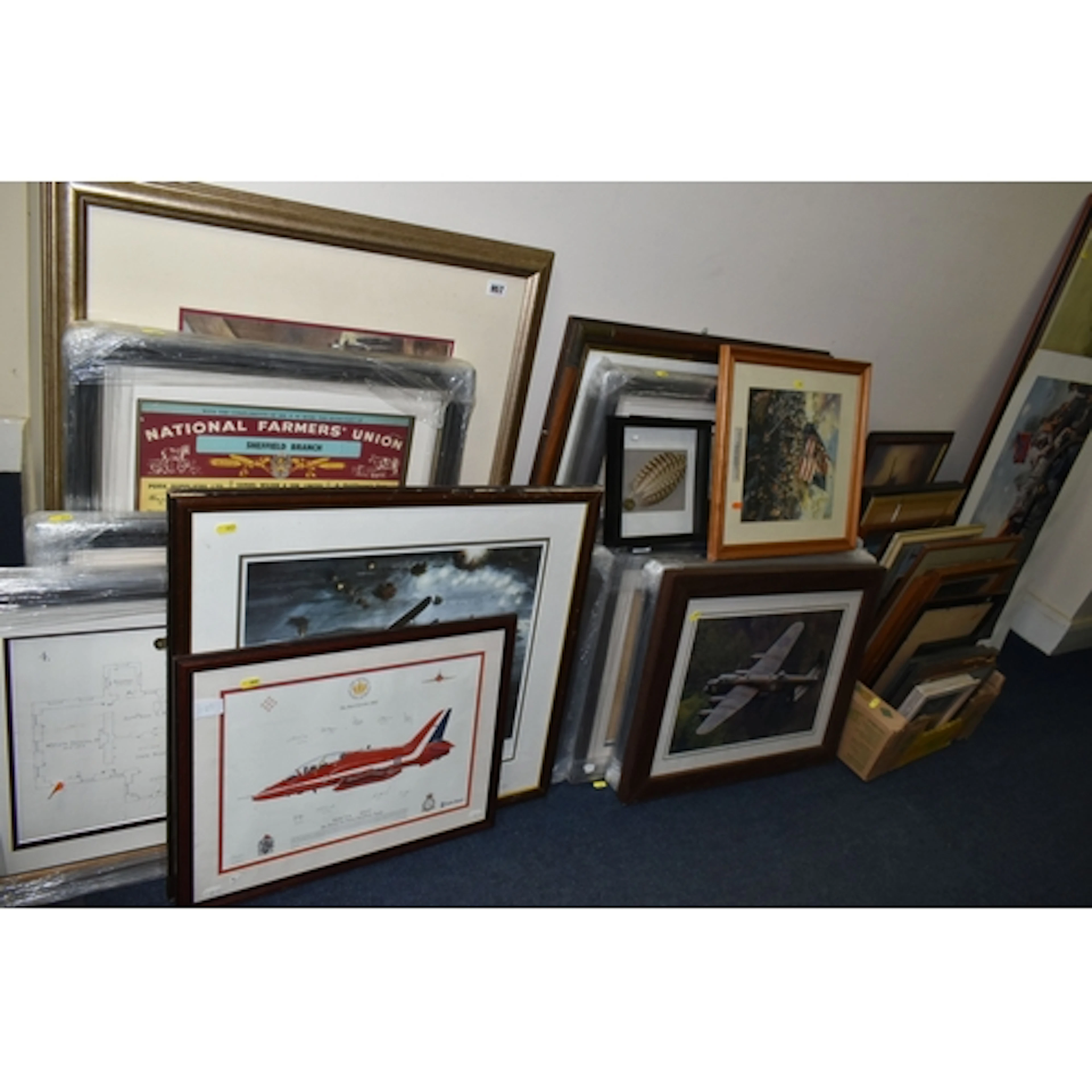 A QUANTITY OF ASSORTED PRINTS ETC, to include a David Willia...