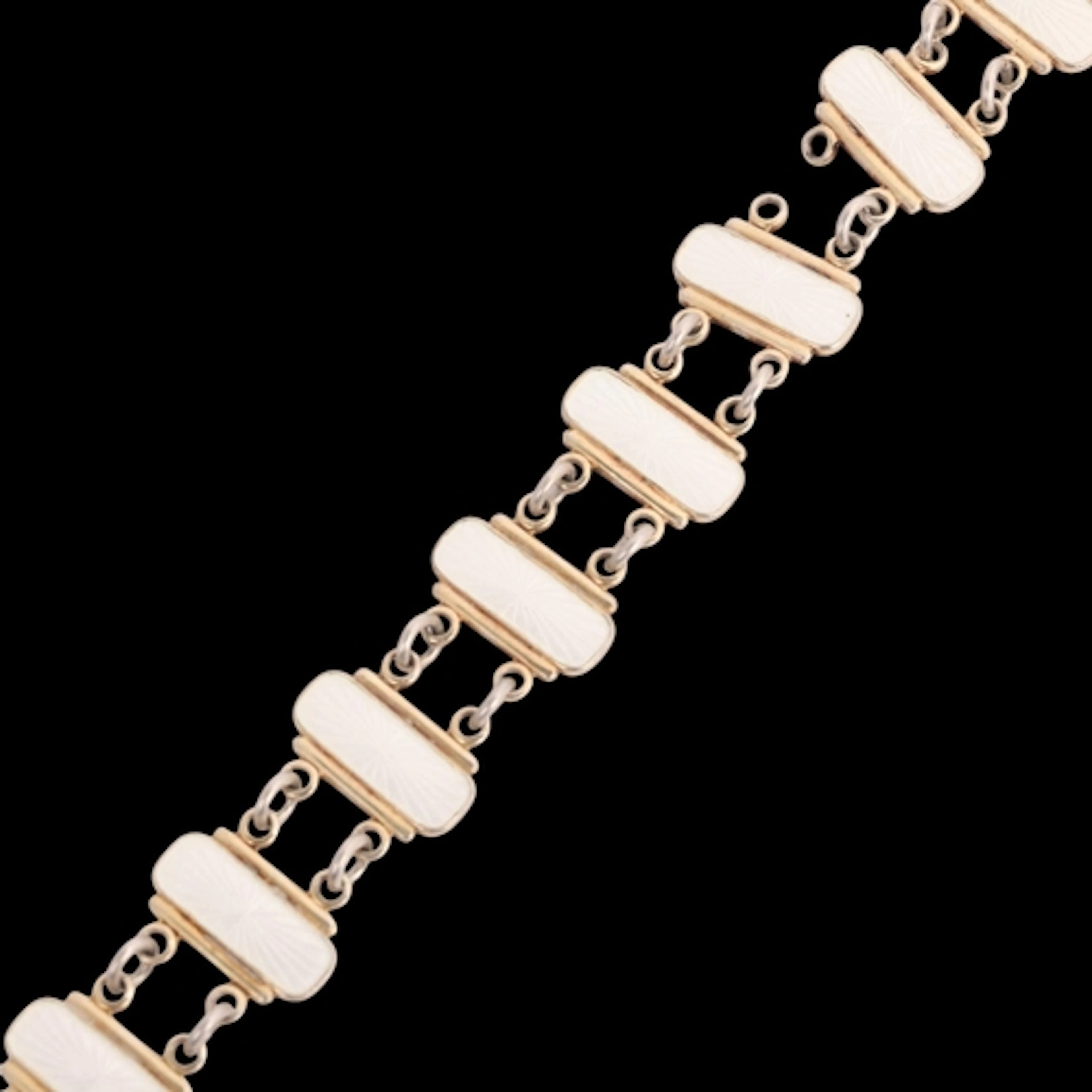 VOLMER BAHNER - an Art Deco style Danish sterling silver-gil...