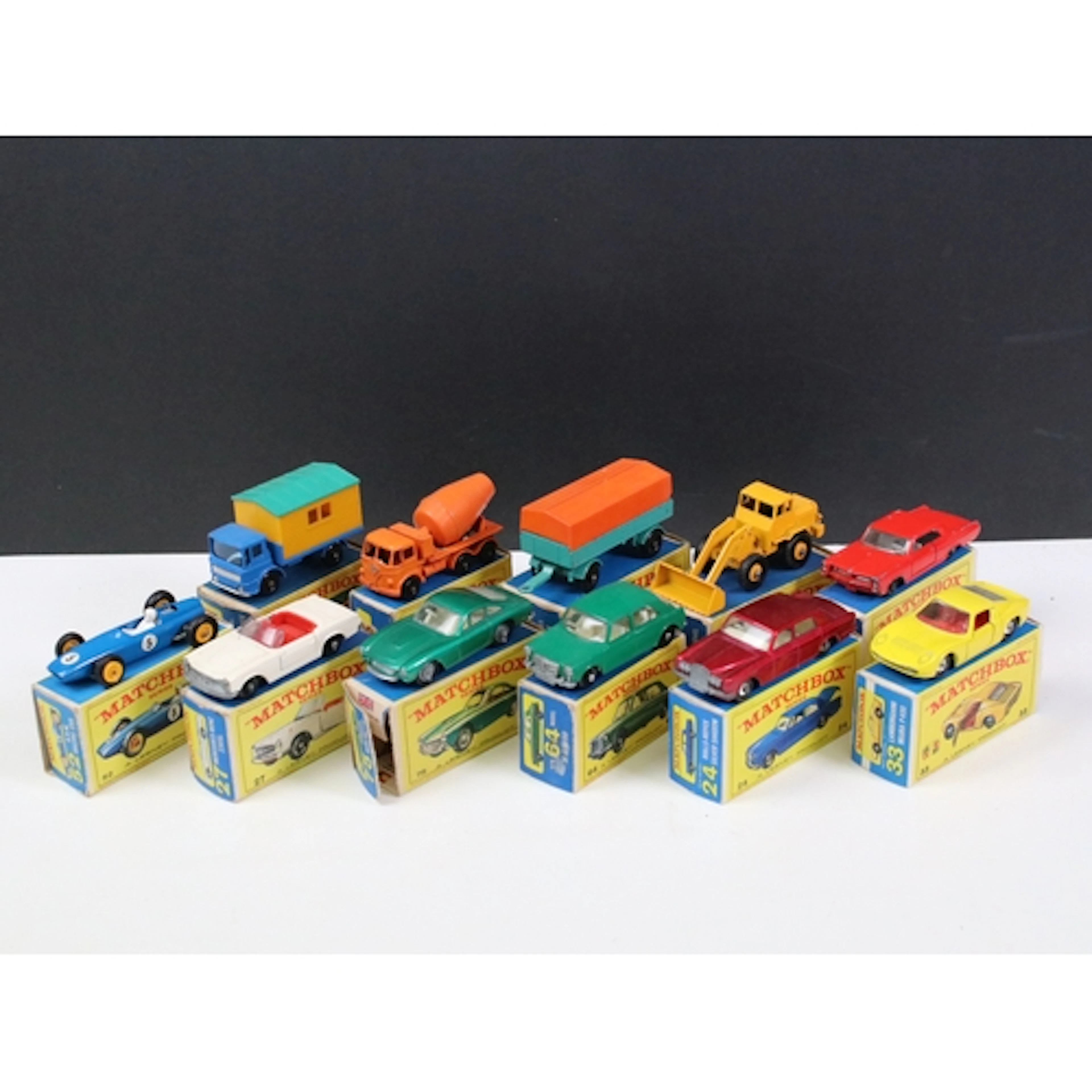 11 Boxed Matchbox Series diecast models to include 60 Truck ...