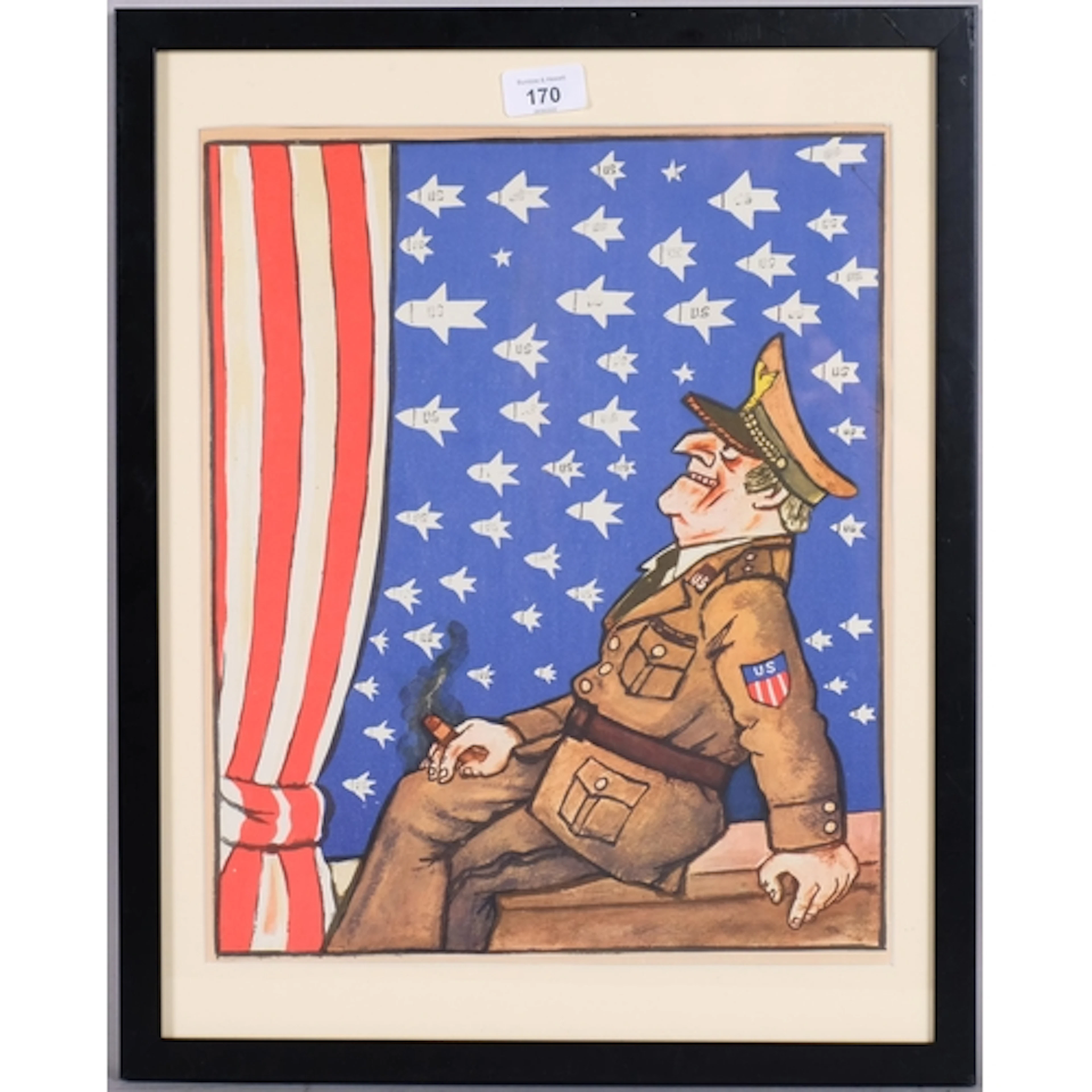 Twentieth Century Russian propaganda poster, print on paper,...