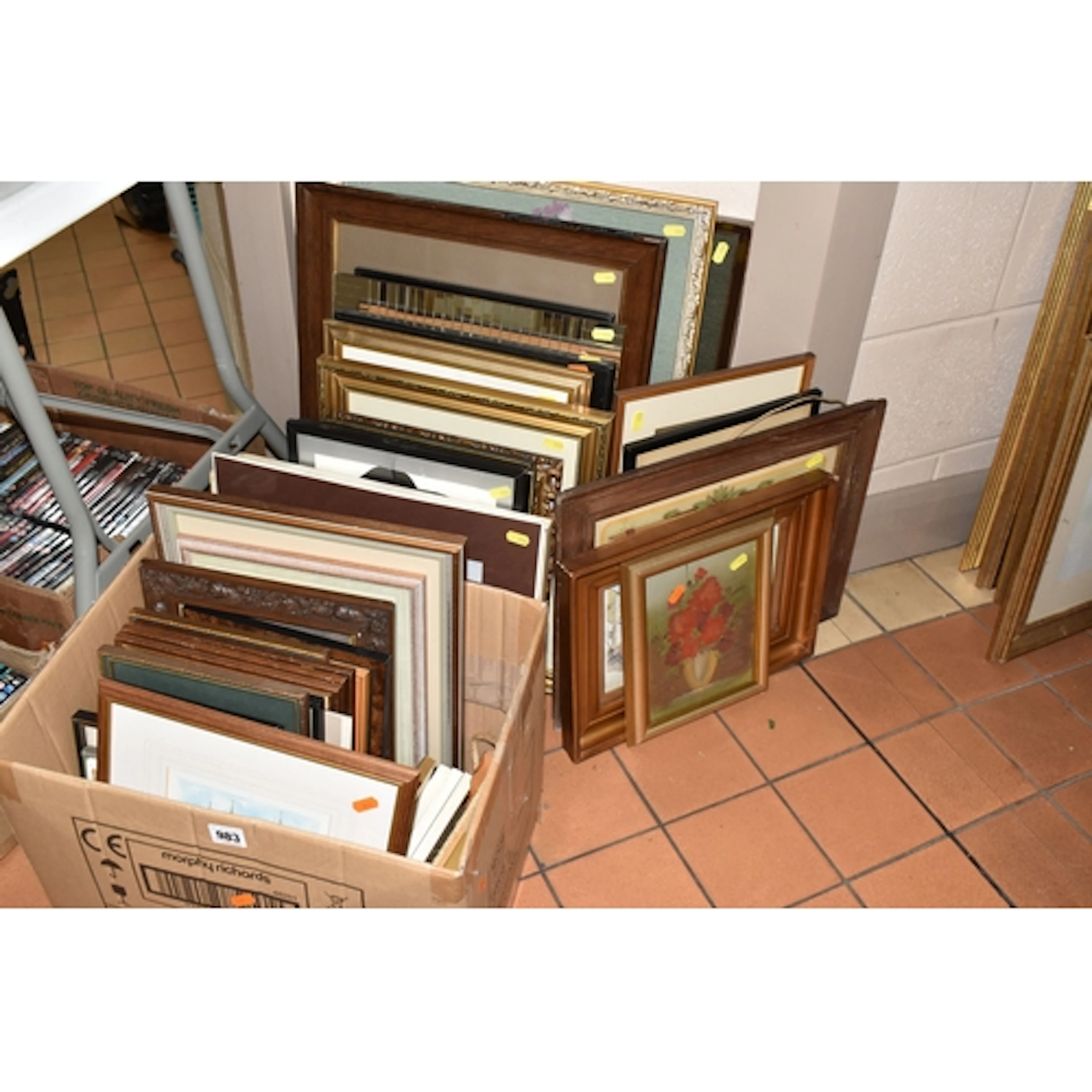 A QUANTITY OF ASSORTED PRINTS AND NEEDLEWORK PICTURES ETC, t...