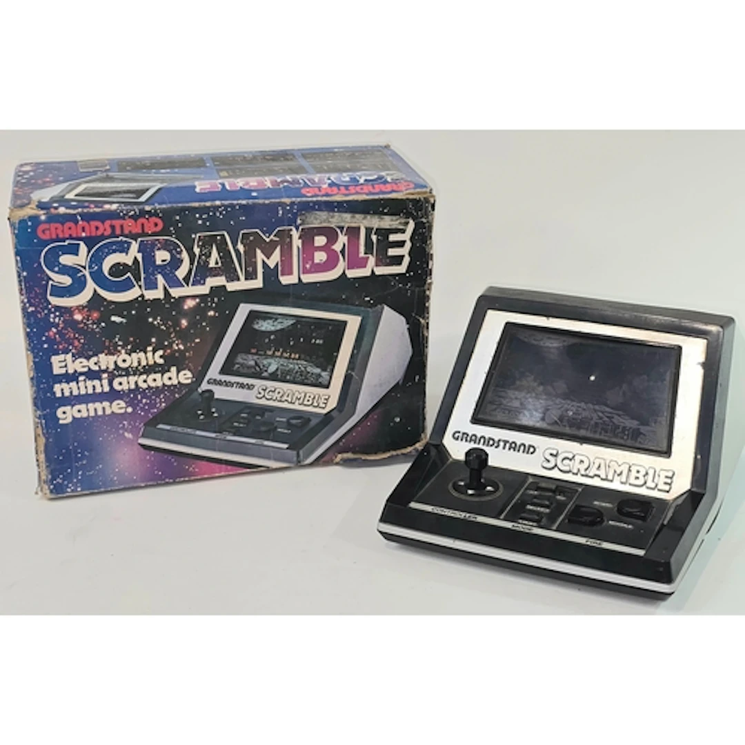 Vintage 1982 Grandstand Scramble Electronic Game c/w origina...