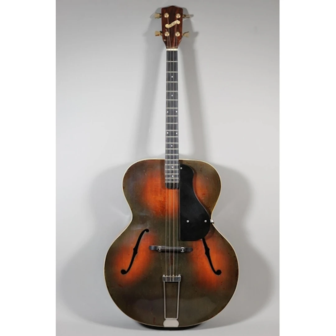 Gretsch four string tenor acoustic guitar with archtop and f...