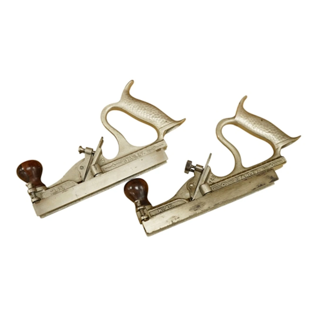 Two Stanley Tongue and Groove planes; a No.48 (5/16 inch cut...