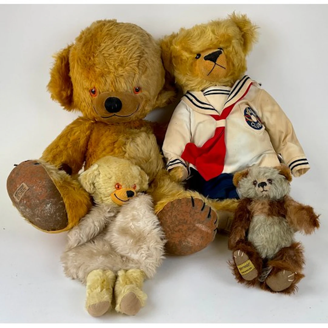 Merrythought - A Merrythought 'Mr Cheeky' teddy bear, label ...