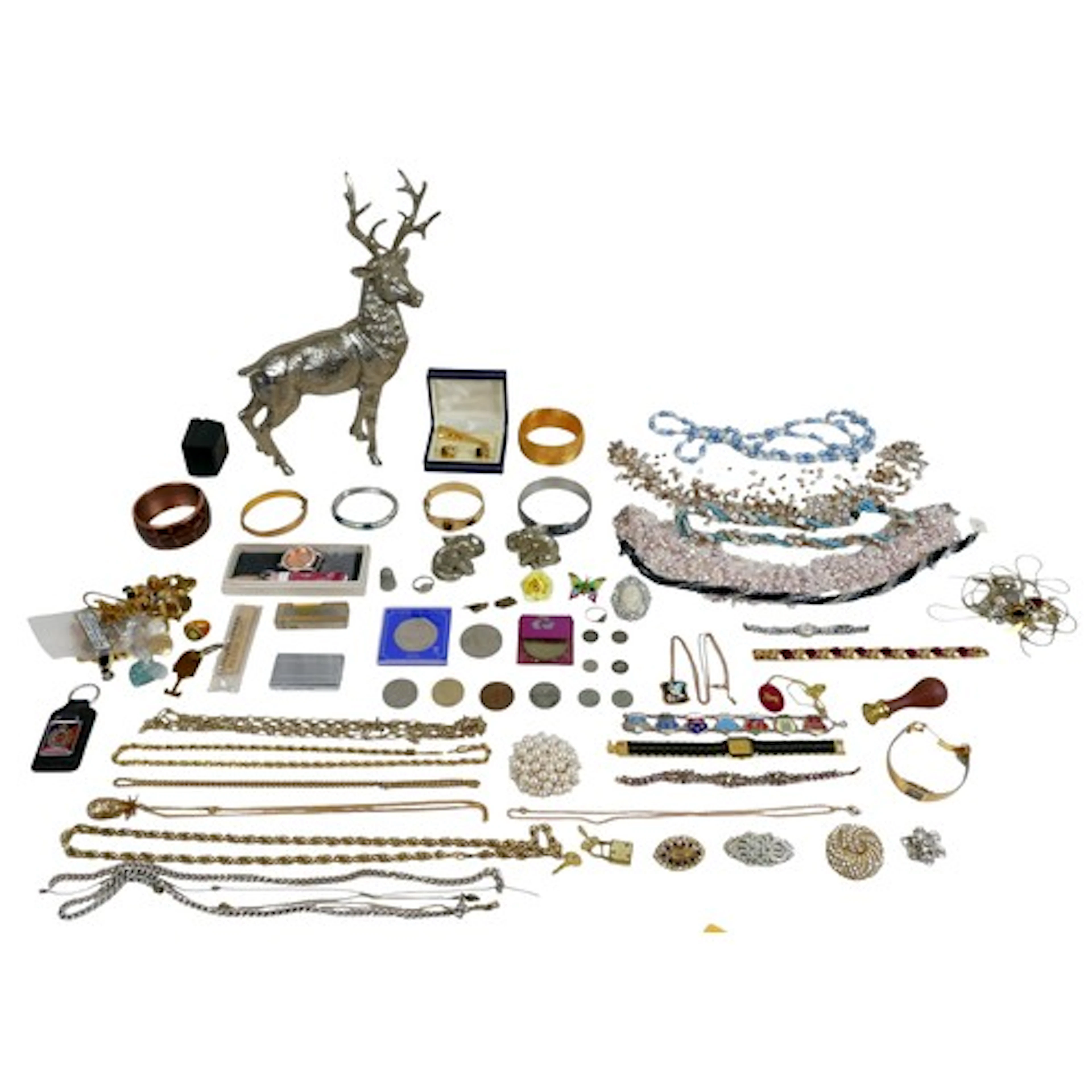 A quantity of assorted jewellery and costume jewellery, to i...