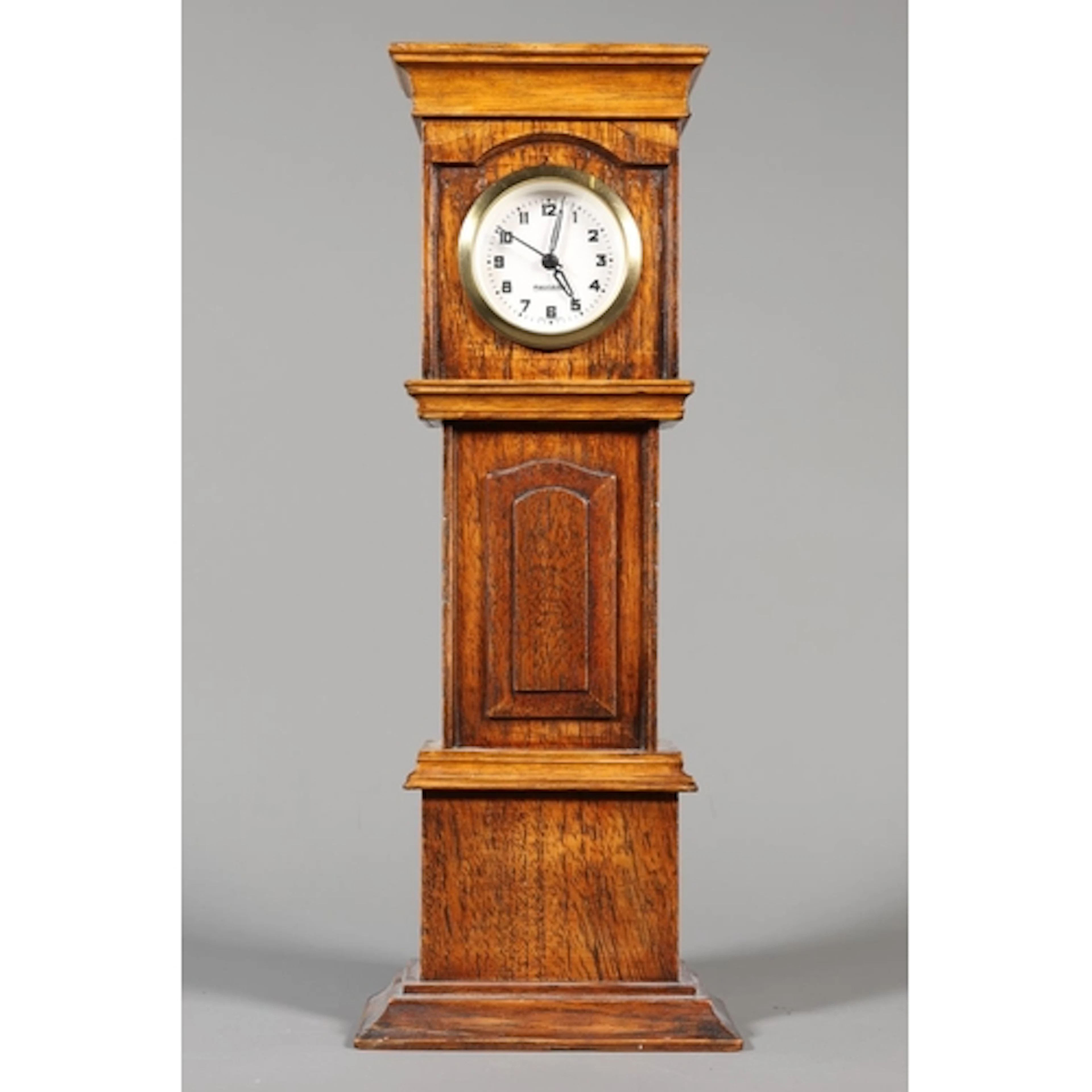 Mercedes of Germany, tabletop model of grandfather clock, 33...