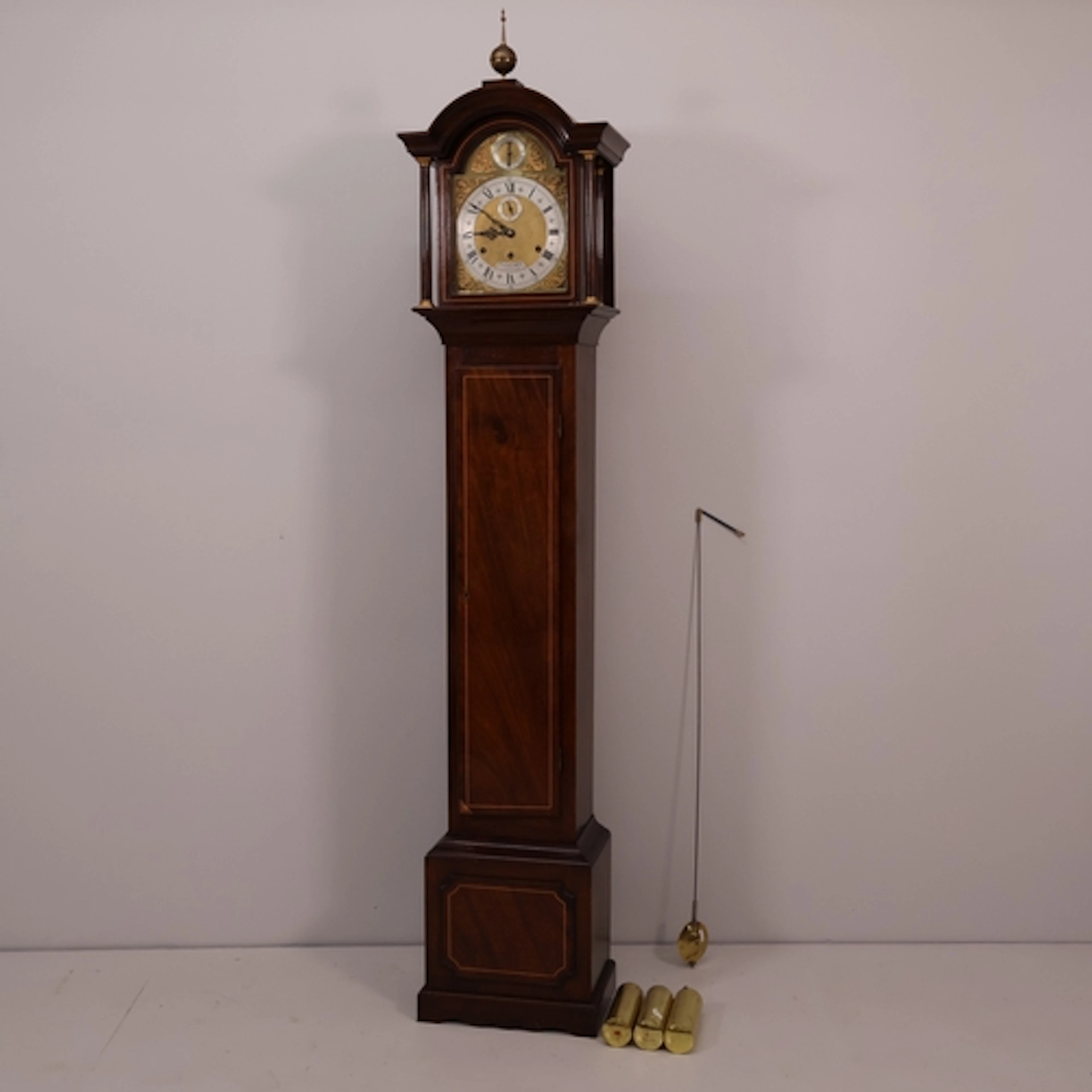 Garrard of London - A late 20th century mahogany and satinwo...